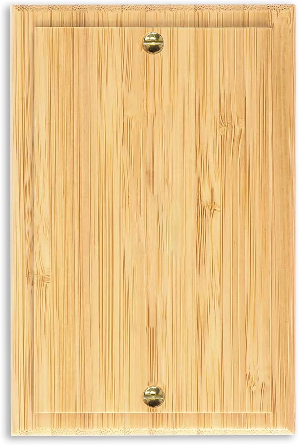 Solid Wood Single Toggle Light Switch Plate 4.8" X3.14" Light Switch Cover Quality Raw Wooden Single Toggle Switch Plate Decorative Wall Plate Bamboo