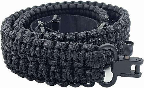 VVAAGG Two-Point Rifle Sling with Swivels, Non-Slip Gun Sling with Adjustable Length Strap