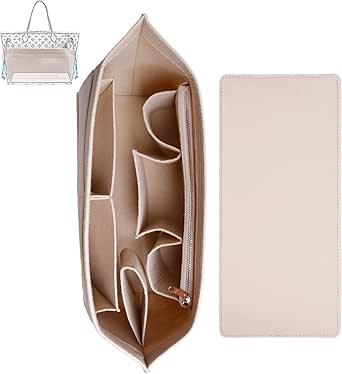 Doxo Purse Organizer Insert for Handbags&Tote Felt Bag Fits Speedy and Neverfull ONTHEGO,3 Sizes/6 Color