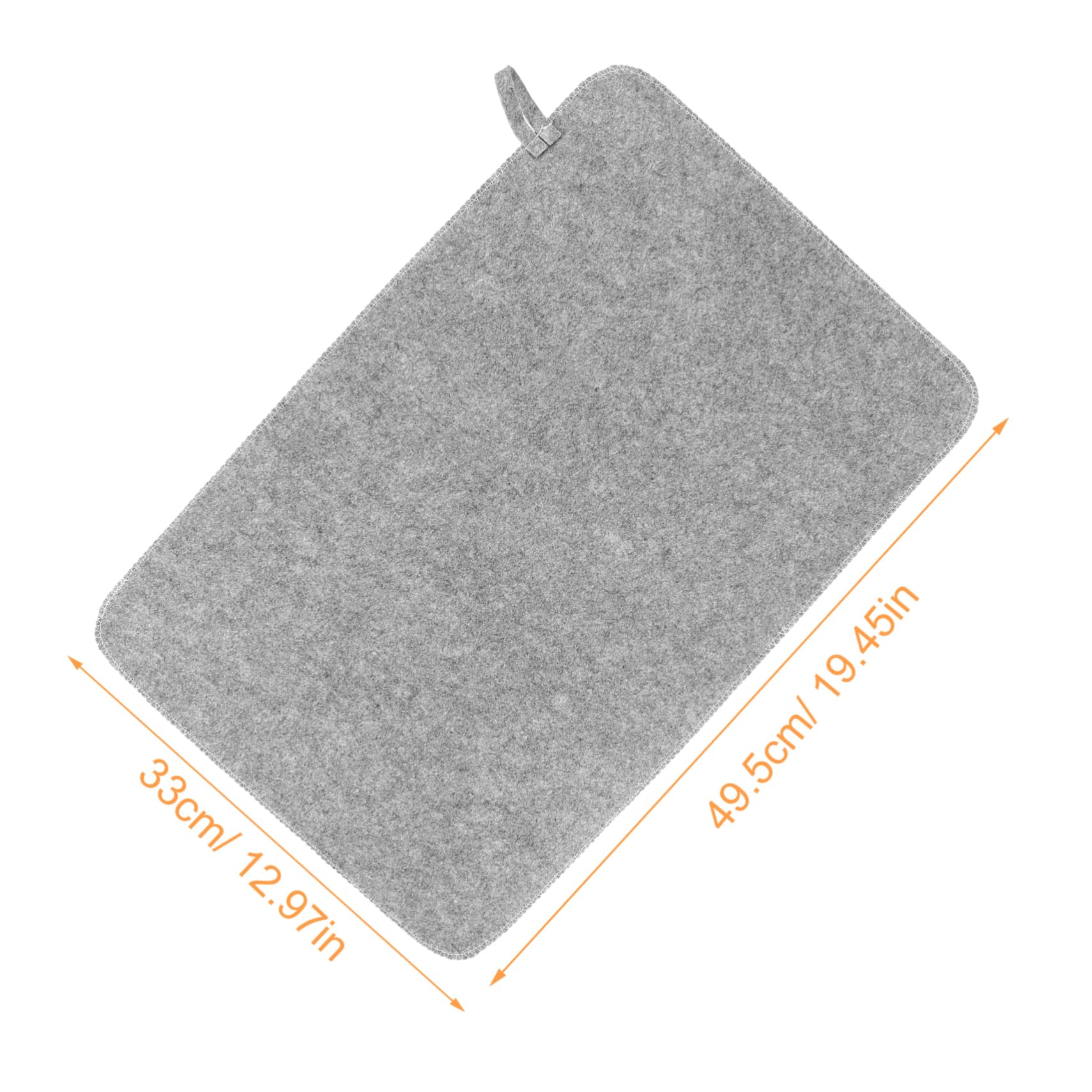 SOLUSTRE Shower Caps Felt Sauna Hat 1 Set Felt Hat Take a Bath Miss Sauna Pad Set Christmas Tags