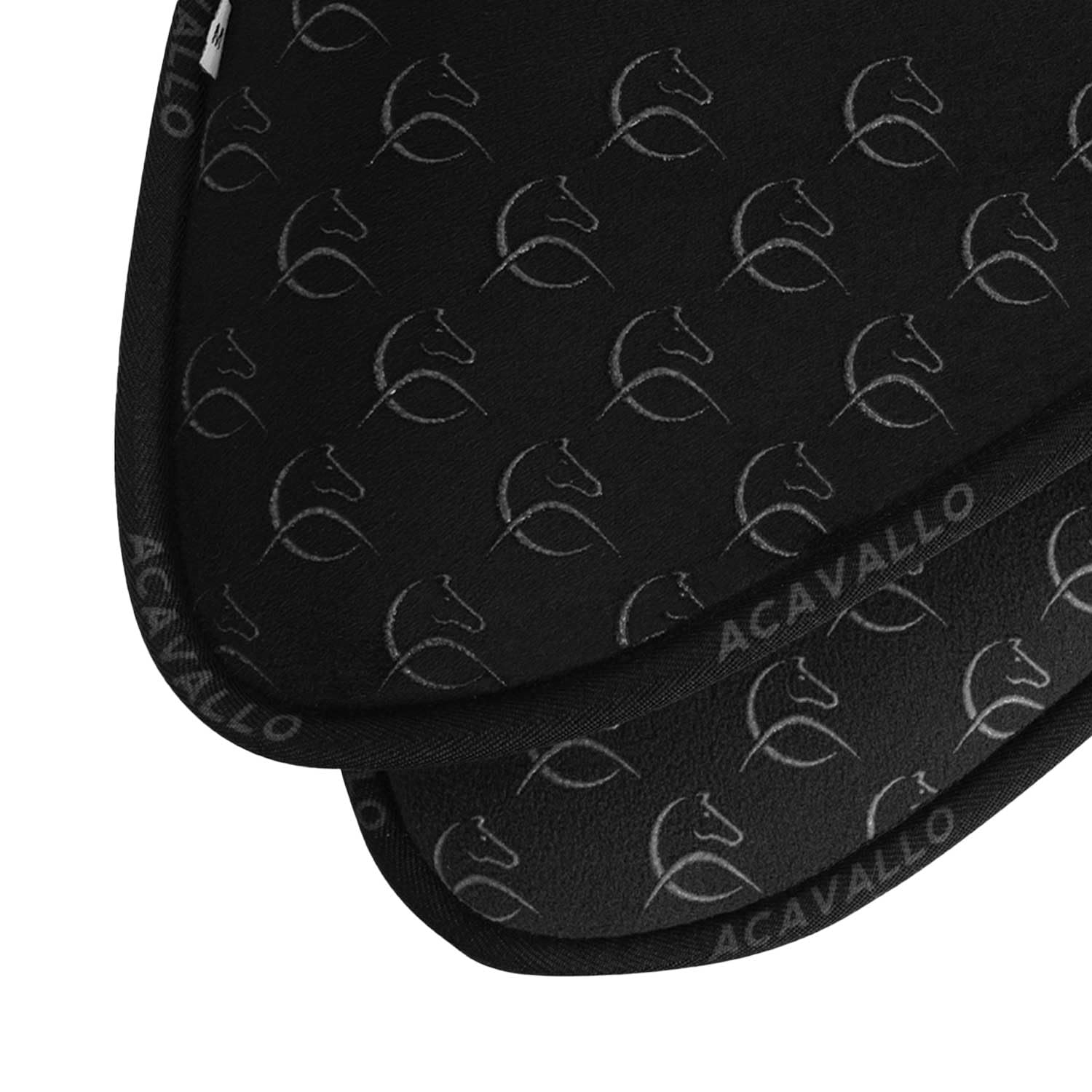 Acavallo SALVAGARRESE Close Contact & Memory Foam Mezzo Pad Grip System in Silicone Nero L