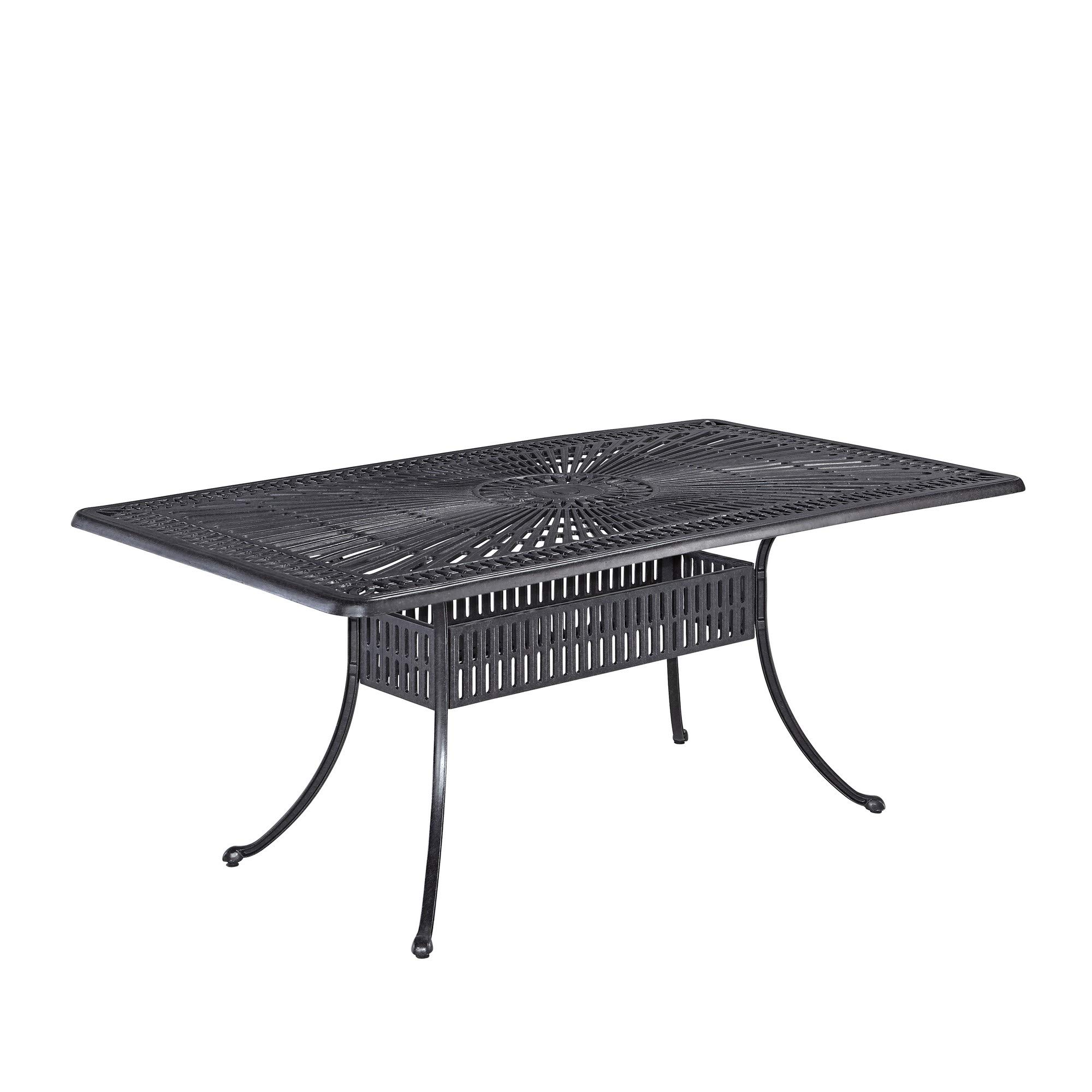 Homestyles 6660-37 Outdoor Dining Table, 72", Grey