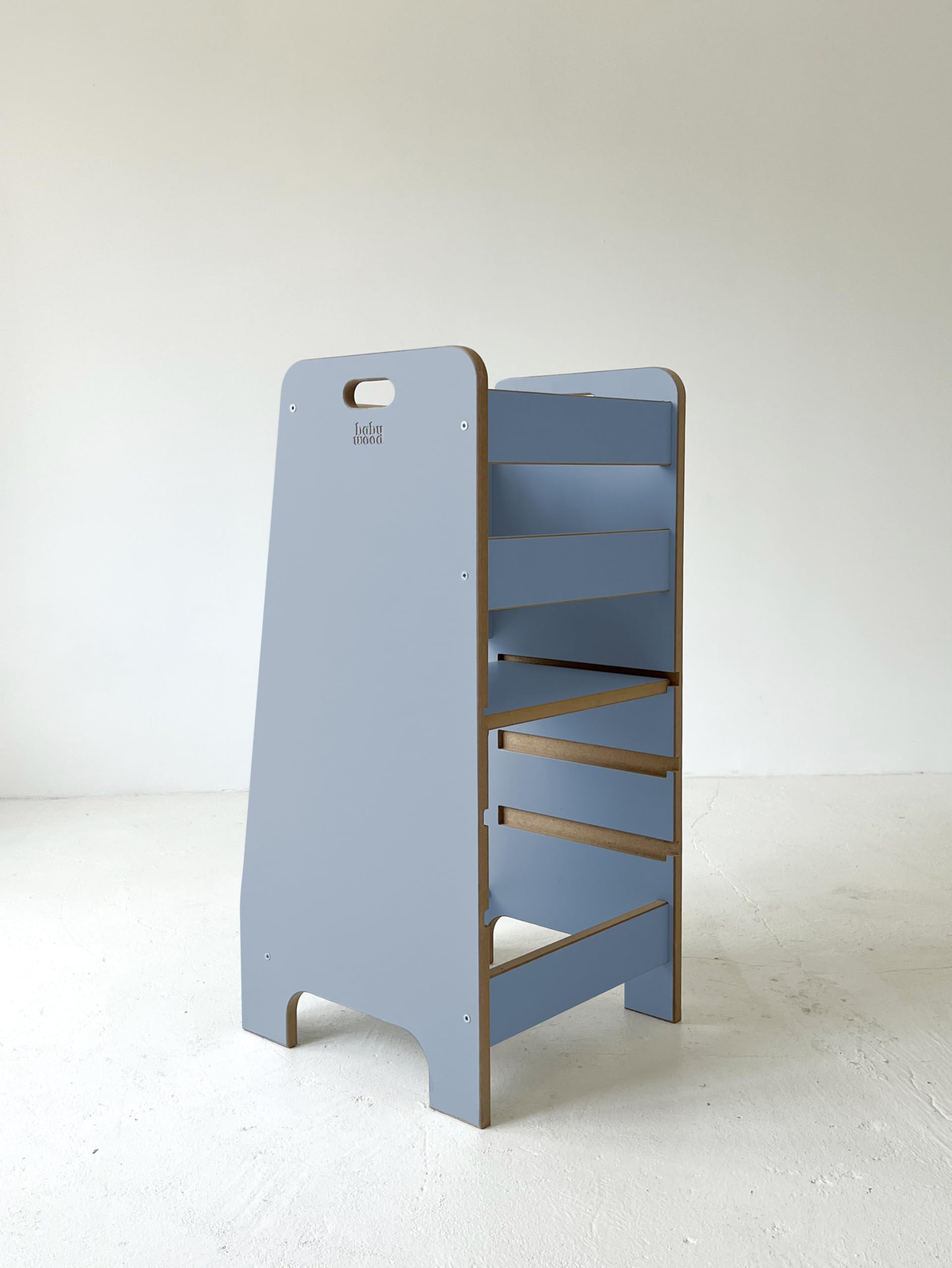 Torre de aprendizaje de madera extra segura | Utensilios de cocina Montessori | Utensilios de cocina | Plataforma ajustable | Ayudante de cocina | Muebles de cocina seguros | Escalera de cocina