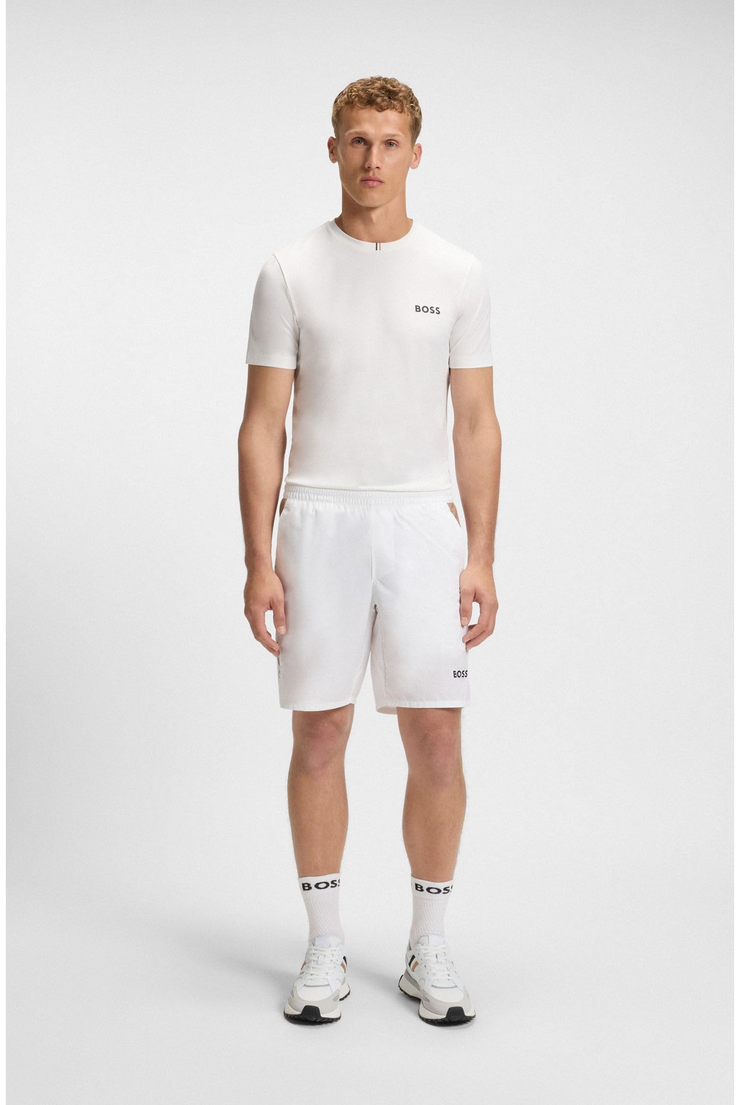 BOSS Hommes Jonah Runn Baskets Style Chaussures de Course avec Semelle extérieure en Gomme EVA