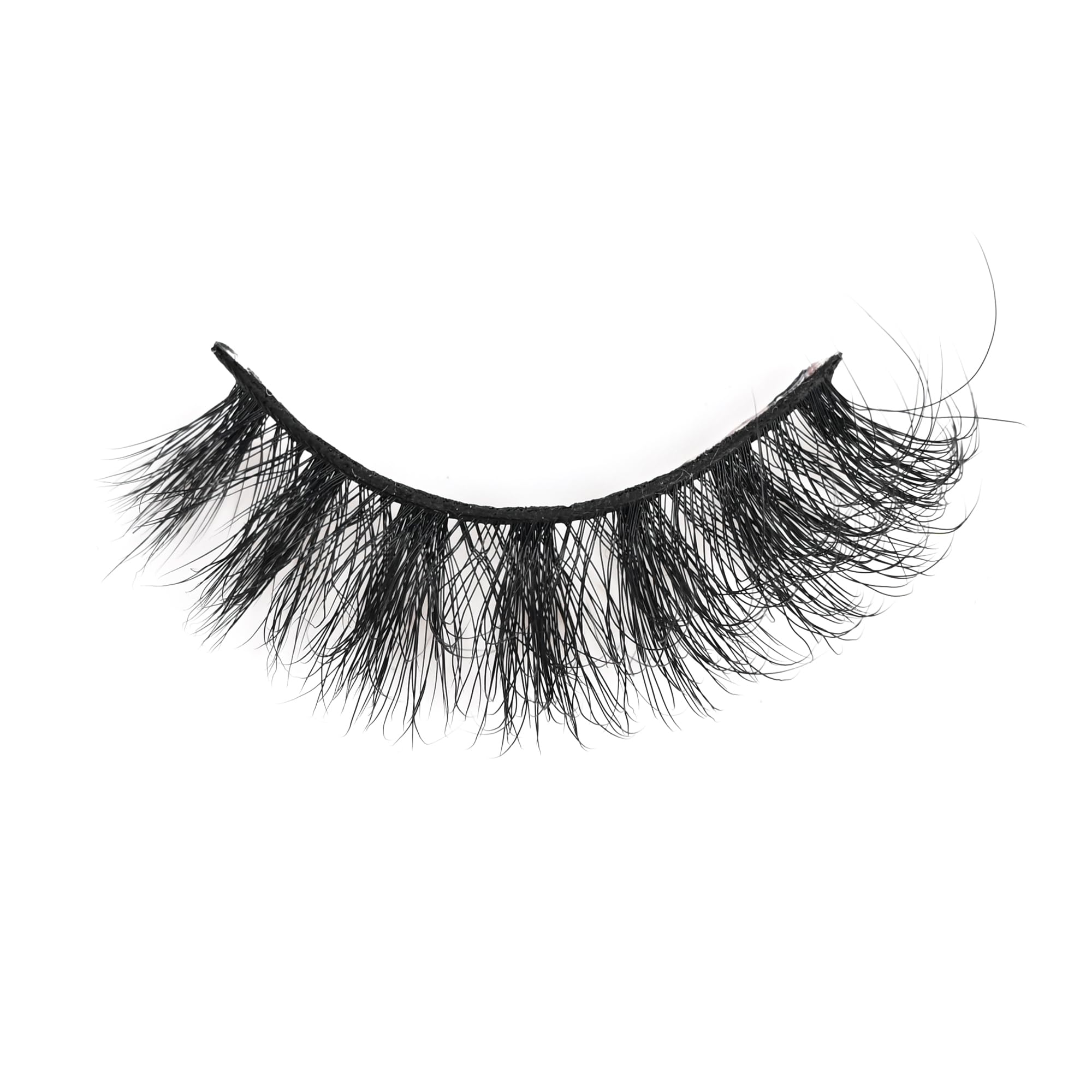 Mink Lashes Wispy Künstliche Wimpern, 3D-Volumenstreifen, 15 mm, Katzenaugen-Wimpern, Kunstnerz, 7 Paar, künstliche Wimpern, Multipack, von Kmilro