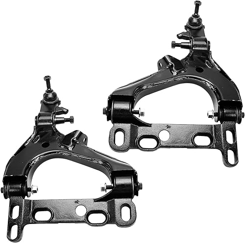 Miniatura 4 de Detroit Axle - Kit de suspensión frontal de 10 piezas para Chevy Trailblazer GMC Envoy XL Buick Rainier 9-7X Ascender, inferior y superior, 4 brazos