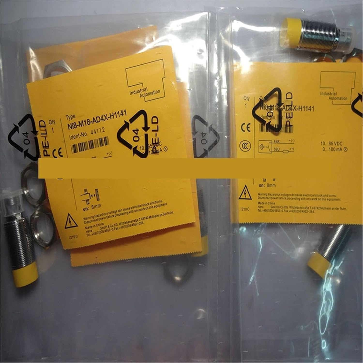 1pcs Sensor BI5-M18-RP6X-H1141 BI5-M18-RN6X-H1141 BI5-M18-AD4X-H1141 NI8-M18-AD4X-H1141(Bi5-m18-rn6x-h1141)