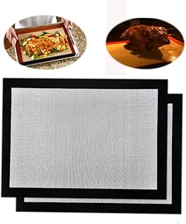 Anneome 2 Pçs Assadeira Antiaderente Forma De Pão De Silicone Assadeira De Vidro Esteira Para Churrasco Esteira Para Churrasco Esteira Para Churrasco Forros De Forno Forros De Assadeira