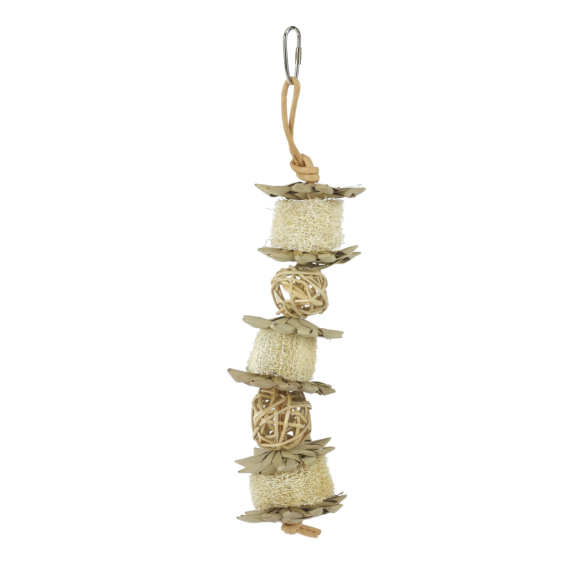 Rosewood Naturals Loofah Stacker Small Animal & Bird Toy