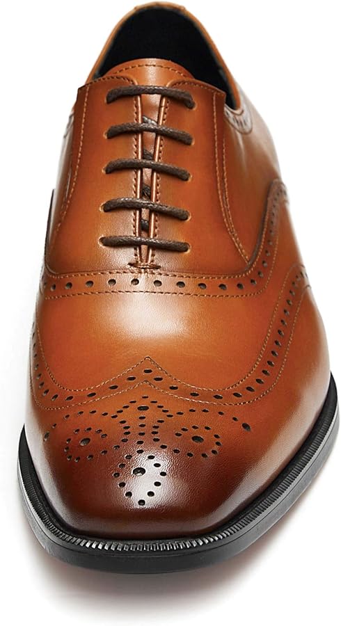 New In Box Men’s Brown Frasoicus 
Oxford Dress Shoes 8.5 US Amazon.com | Latest Model Men Dress Shoes Formal Oxford  main image 2