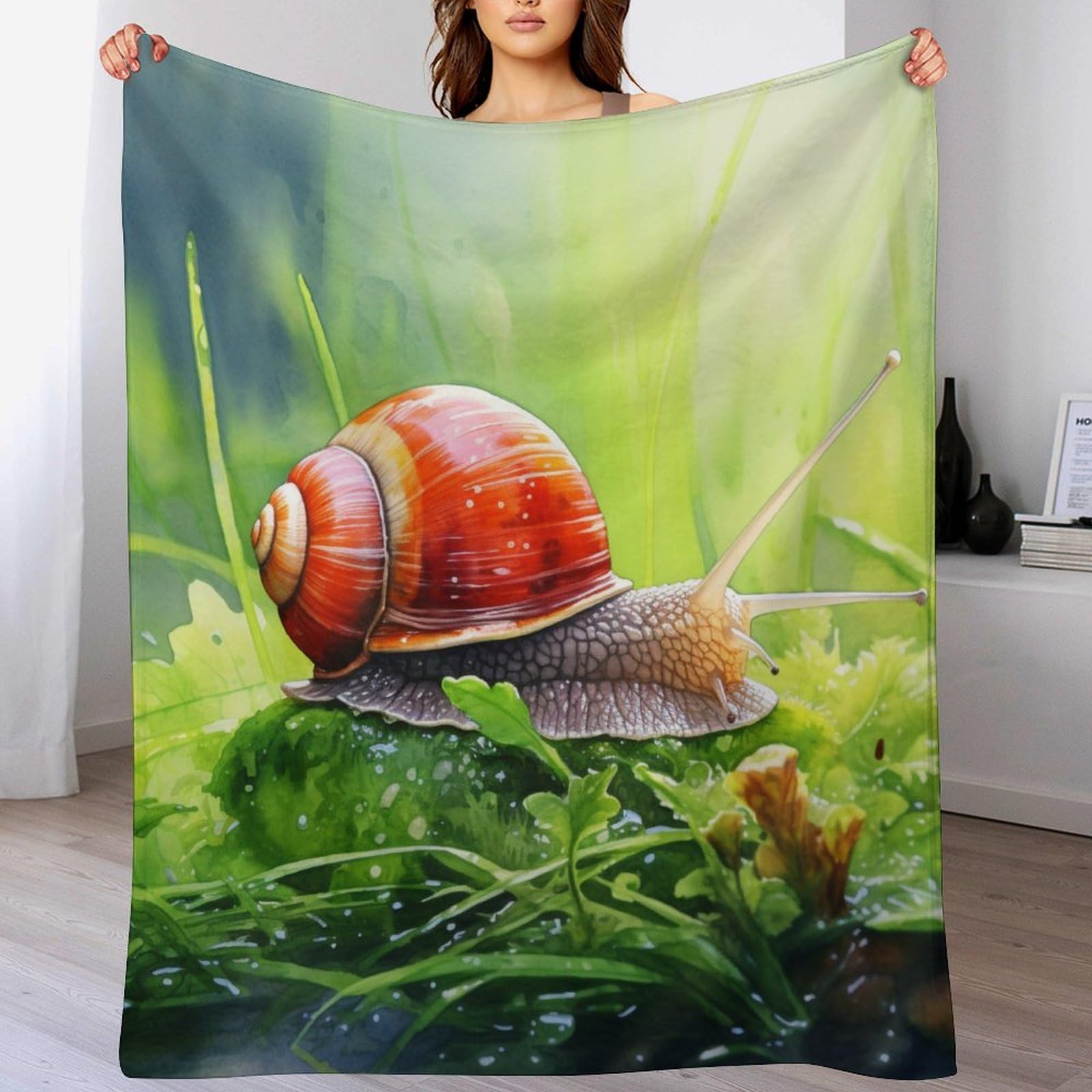 Couverture en escargots pour des soirées cocooning et voyages confortables