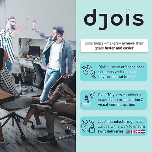 Miniatura 4 de DJOIS by Tarifold - Sistema de referencia y visualización de escritorio - Marcos de alambre de acero duraderos - Tamaño carta - Ampliable -