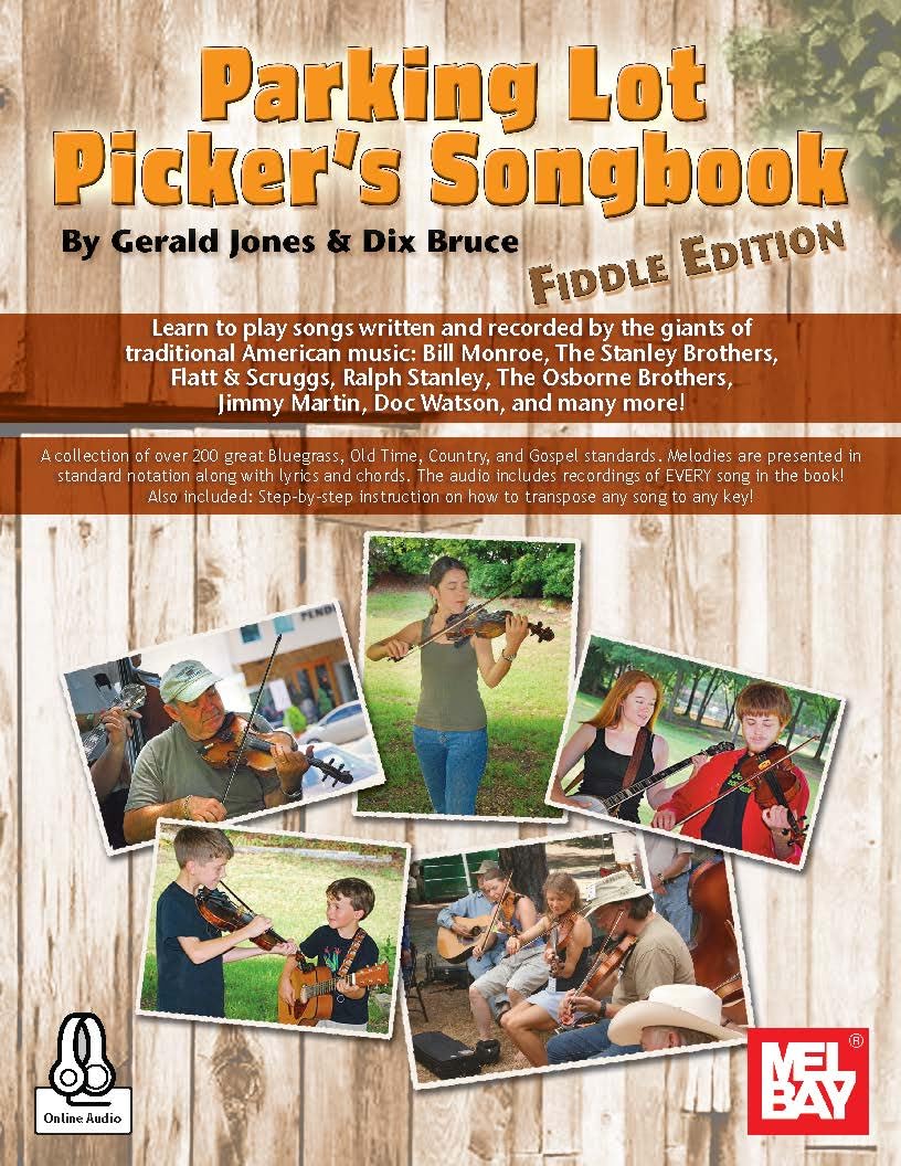 Recueil Fiddle Parking Lot Picker's Songbook en anglais pour violon traditionnel