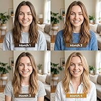 Vista 4 de Camomila Intea Blonde Spray - Aclarador de cabello de manzanilla con color suave, sin amoníaco ni parabenos, 3.4 onzas