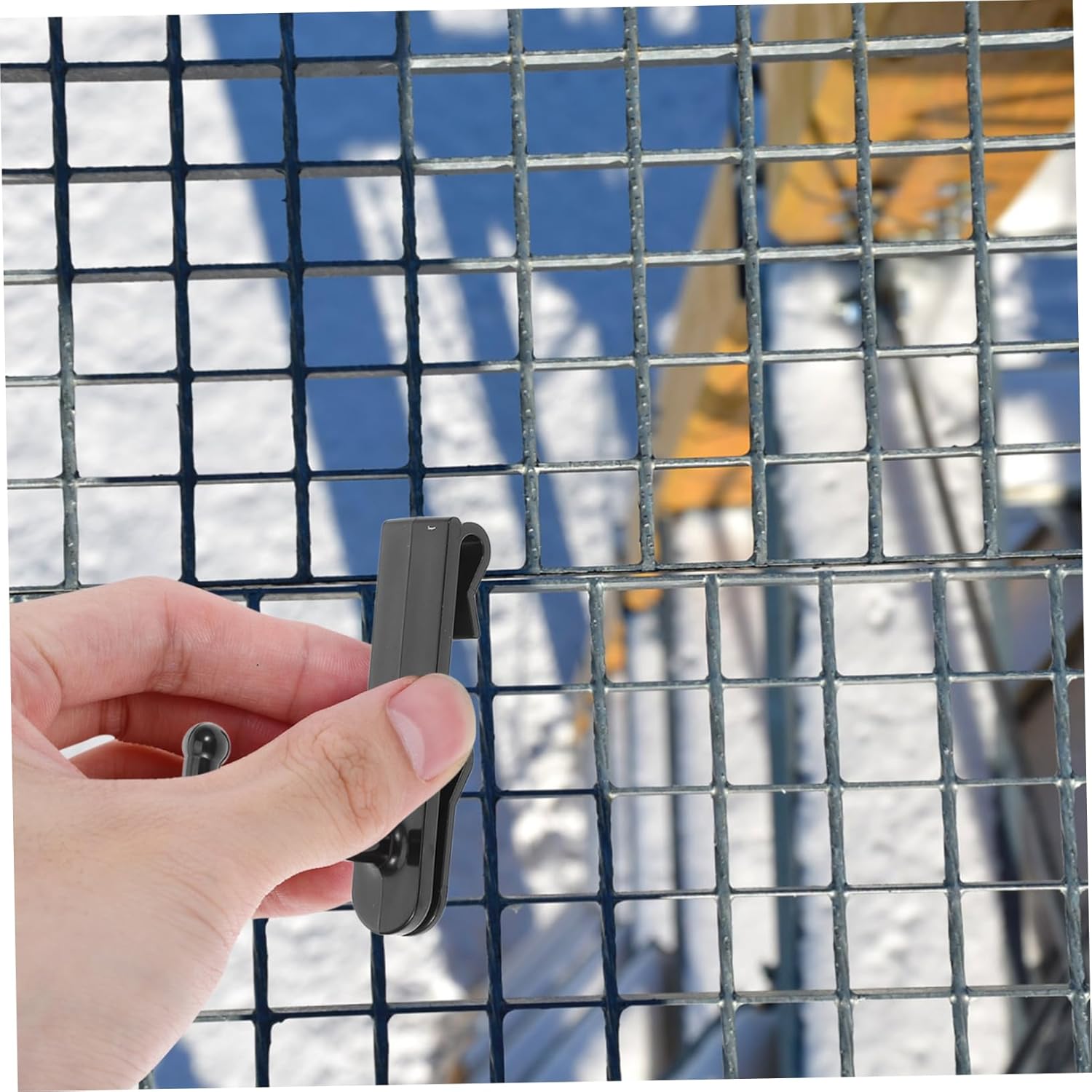 Mipcase 72pcs Plastic Hooks for Hanging Non-damaging Wall Display Hooks for Grid Walls for Organizing Garlands Kitchenware and Home