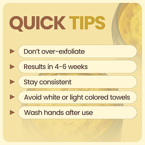 Miniatura 9 de Joli Noir - Exfoliante de cúrcuma con miel y canela - Exfoliante de azúcar facial sin fragancia - Para el acné y la opacidad - 3 onzas