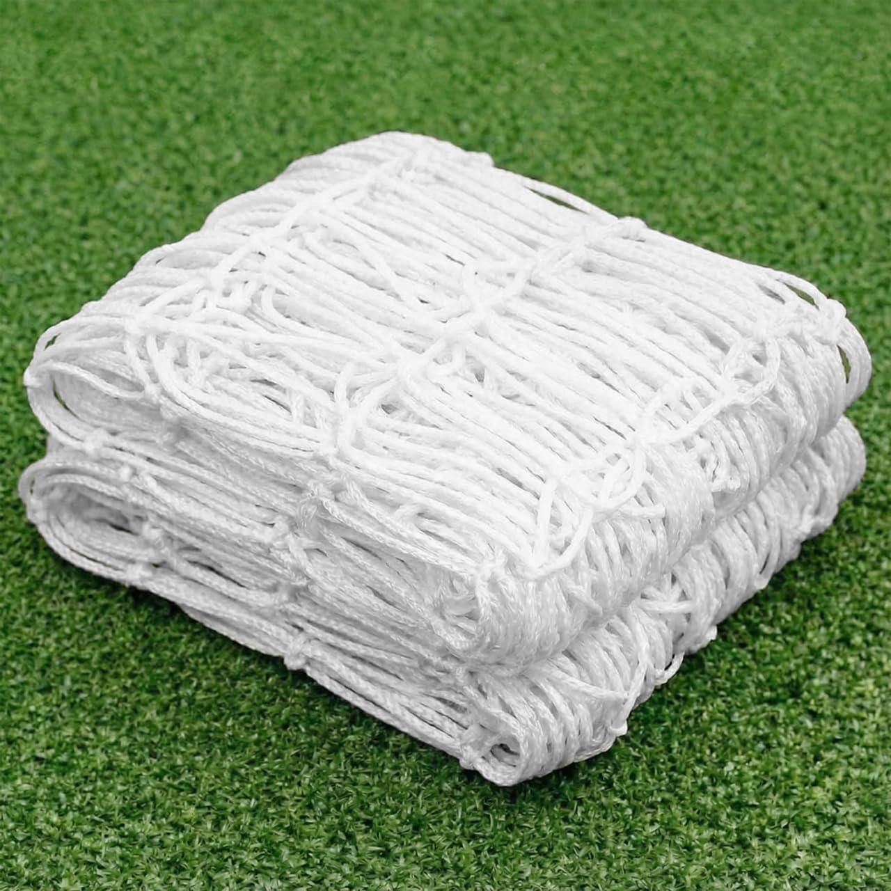 Forza 8ft x 4ft Heavy Duty Goal Nets - Single or Pair Soccer Replacement Nets