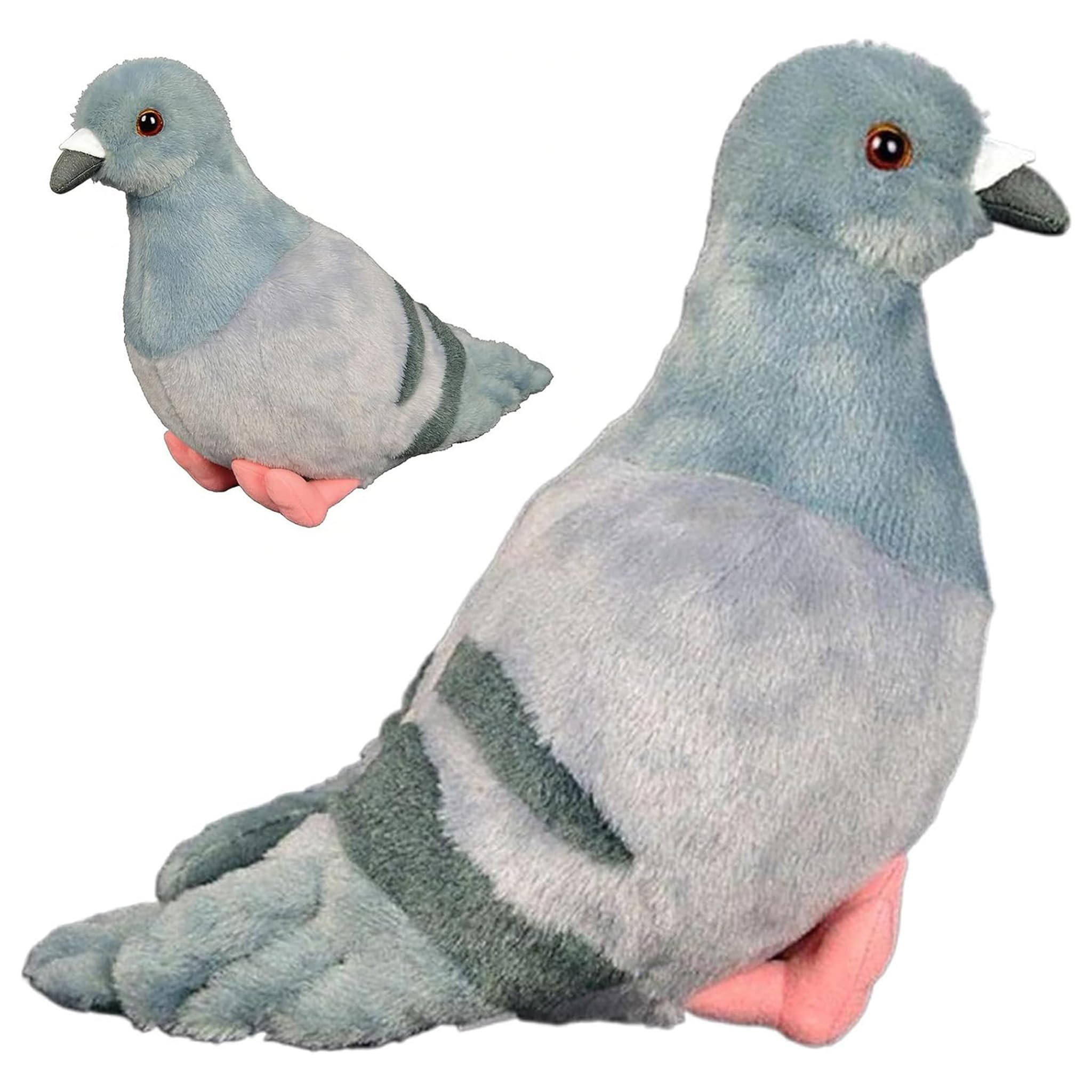 BOFYTR Pigeon Plush, Soft Gray Stuffed Animal Toy