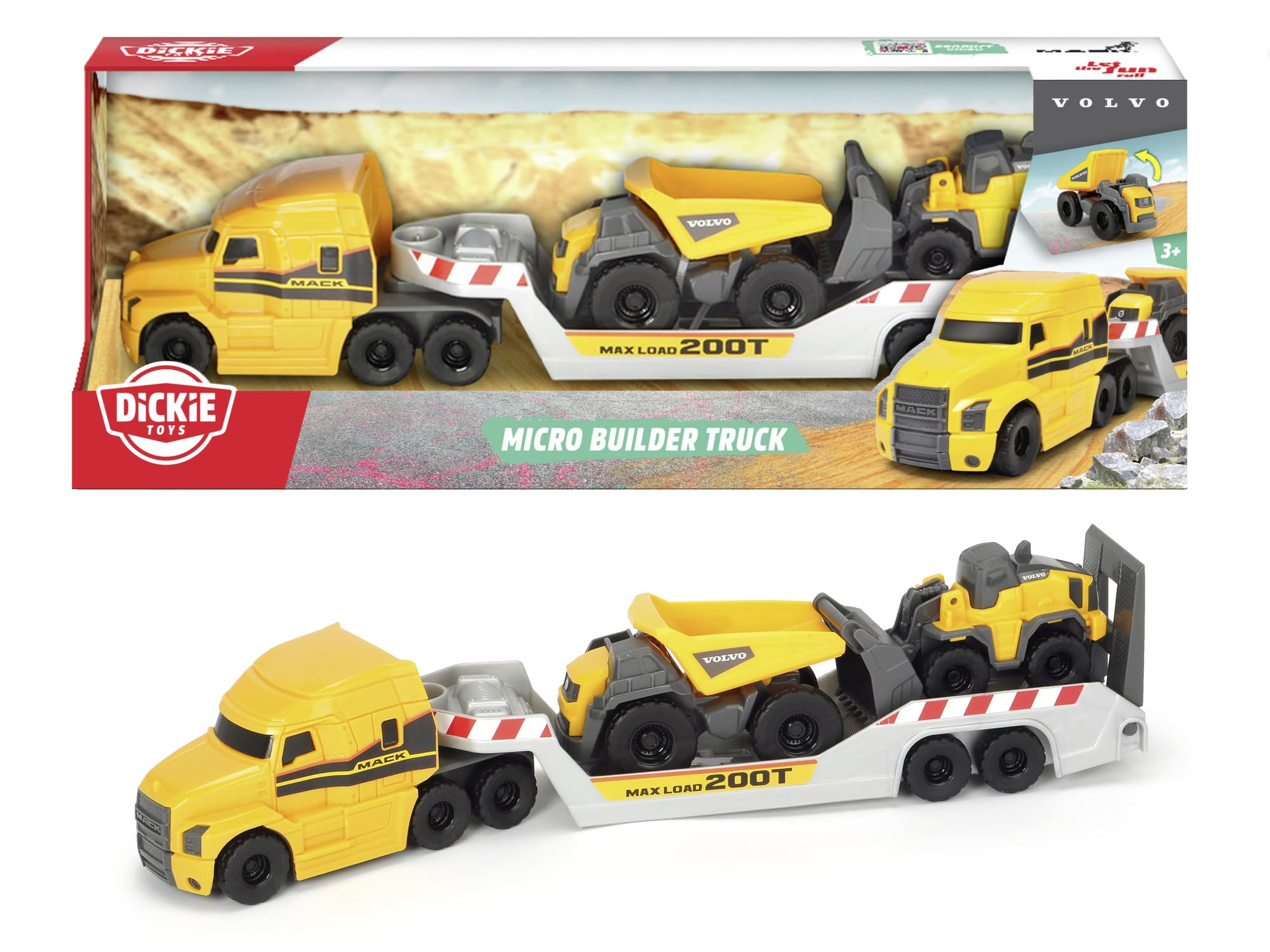 VOLVO MICRO BUILDER TRUCK TOY VEHICLE