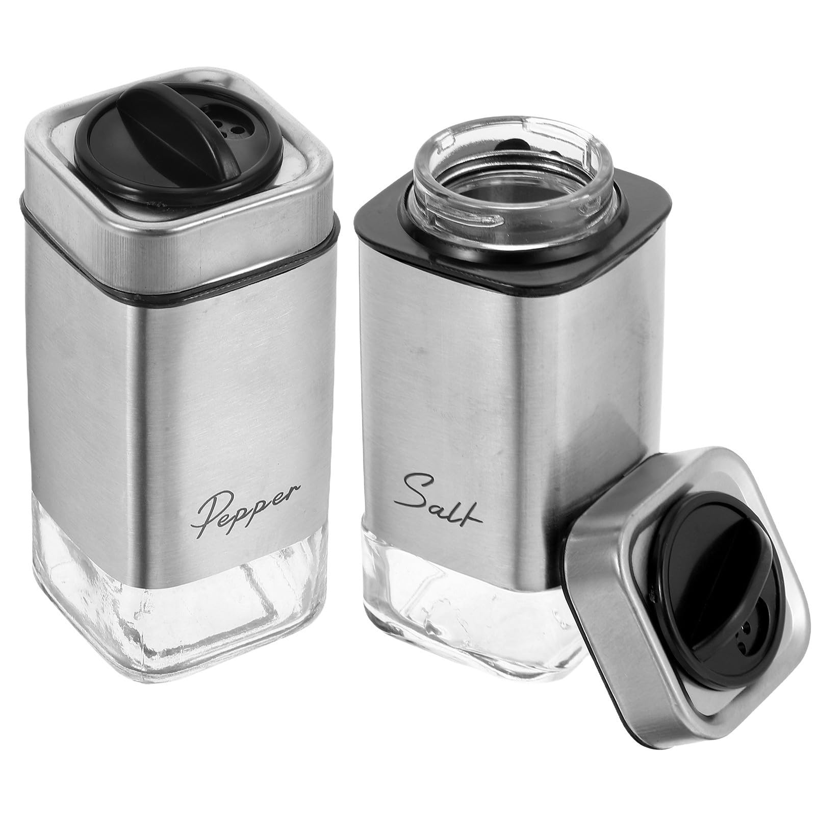Frascos de condimentos Happyyami de vidrio, ideales para tus platos en cocinas y clases de cocina