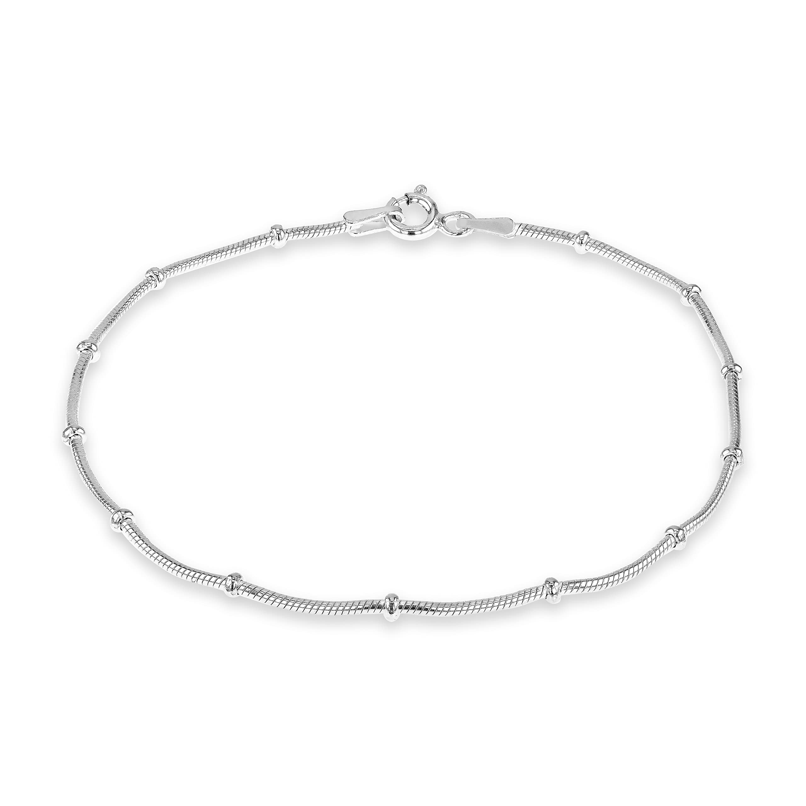 Bracciale Con Ciondolo Serpente In Argento 925 E Zirconia Cubica – PARCOM, Regalo Elegante Per Donne, KTB071-18