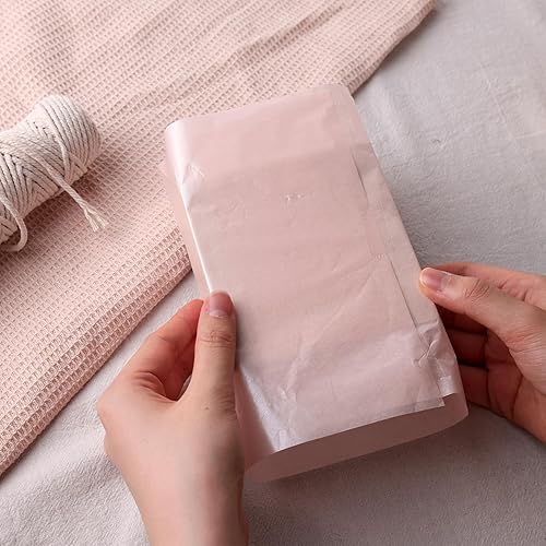 Miniatura 4 de Koogel Papel de seda metálico rosa, 14 x 20 pulgadas, 86 hojas, papel de regalo para cumpleaños, boda