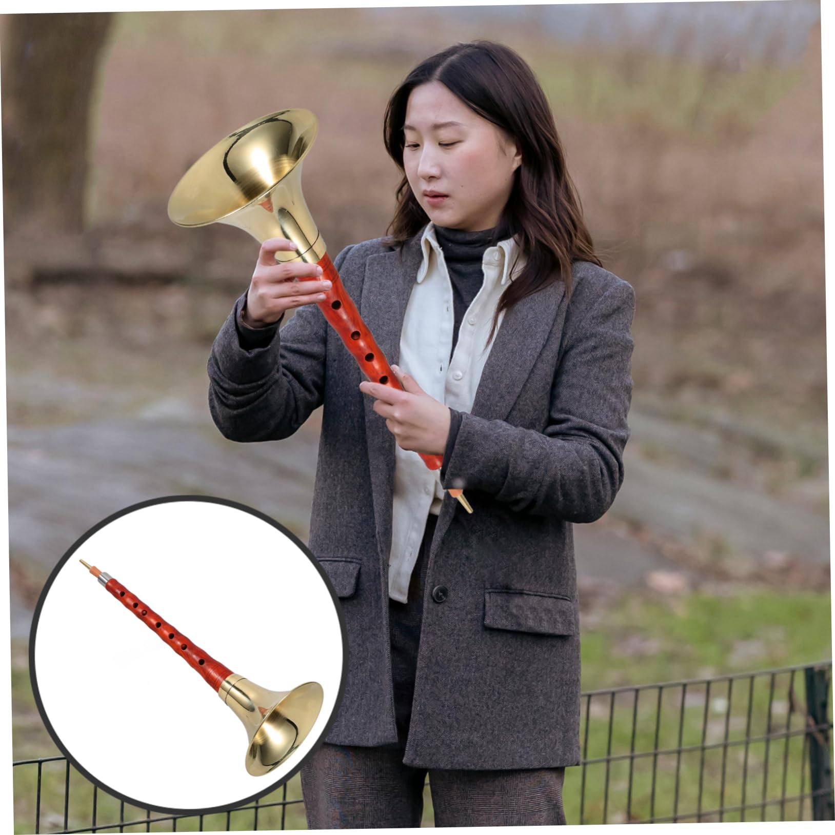 Totority Sets Beginner-friendly Traditional Wooden Wind Musical Instrument for Boys and Girls
