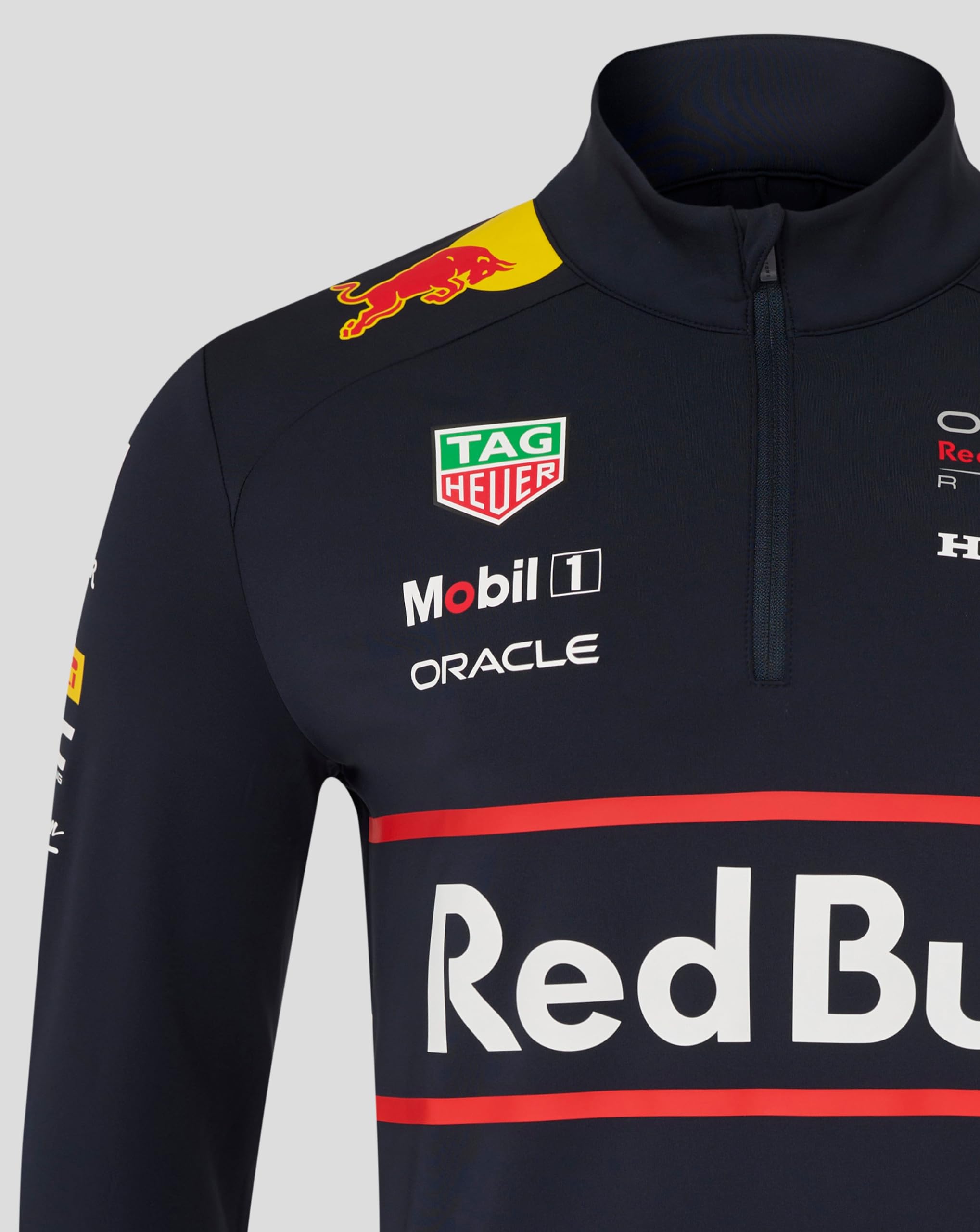 Castore Red Bull Racing F1 Team Official Quarter Zip Midlayer Camiseta Hombre (Pack de 1)