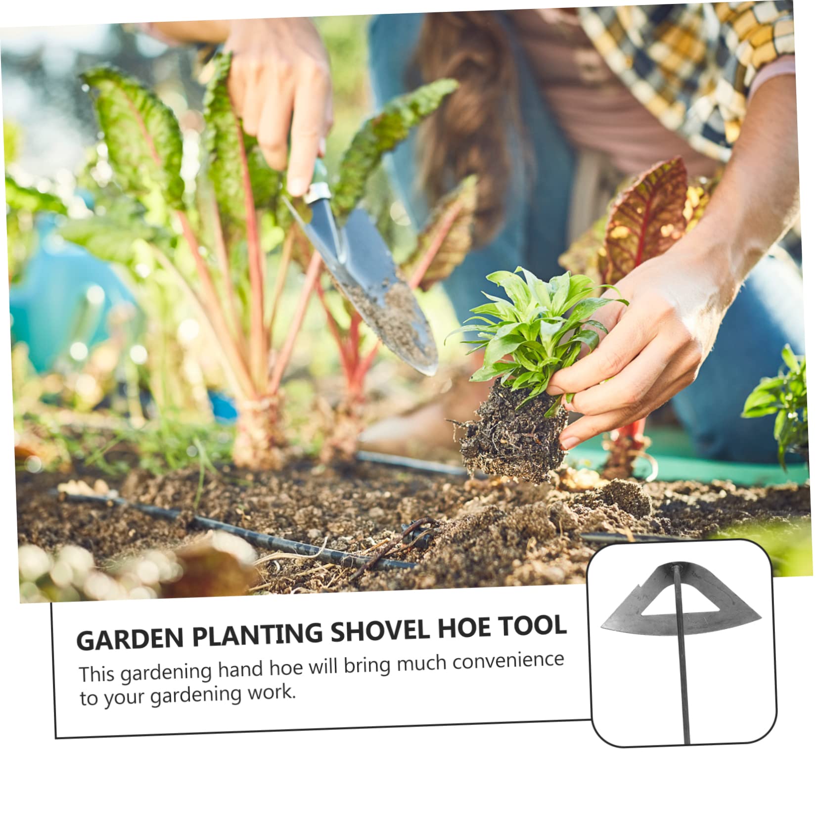 Toyvian 3 Piezas Herramientas De Deshierbe Jardinería Cultivación Pala Cultivar Cultivador Excavación Herramienta De Césped Herramienta De Arado Duradera Azada De Cultivo Plata Planchar