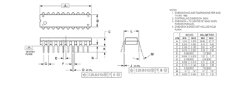 10pcs SN74LS245N Octal Bus Transceivers with 3State Output. DIP-20