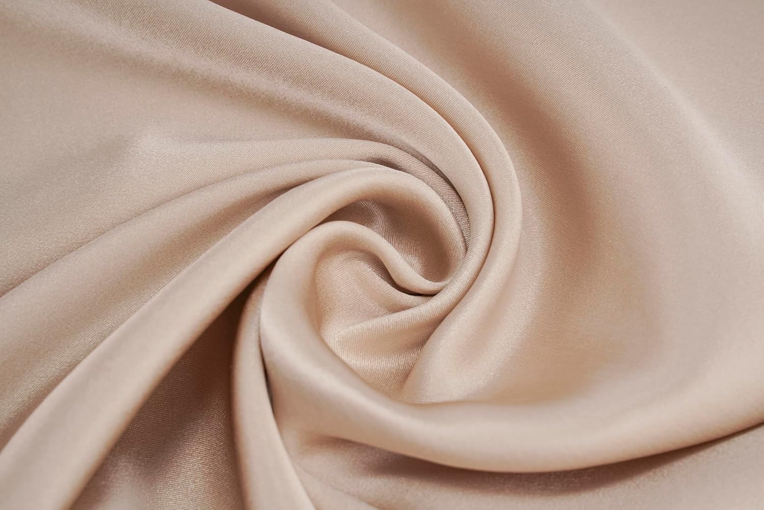 RUIPTSKE Natural Silk Federa, ipoallergenico, 22momme, 100% Seta, 600 Filati, con a Scomparsa Cerniera (Light Champagne, 50x90cm)