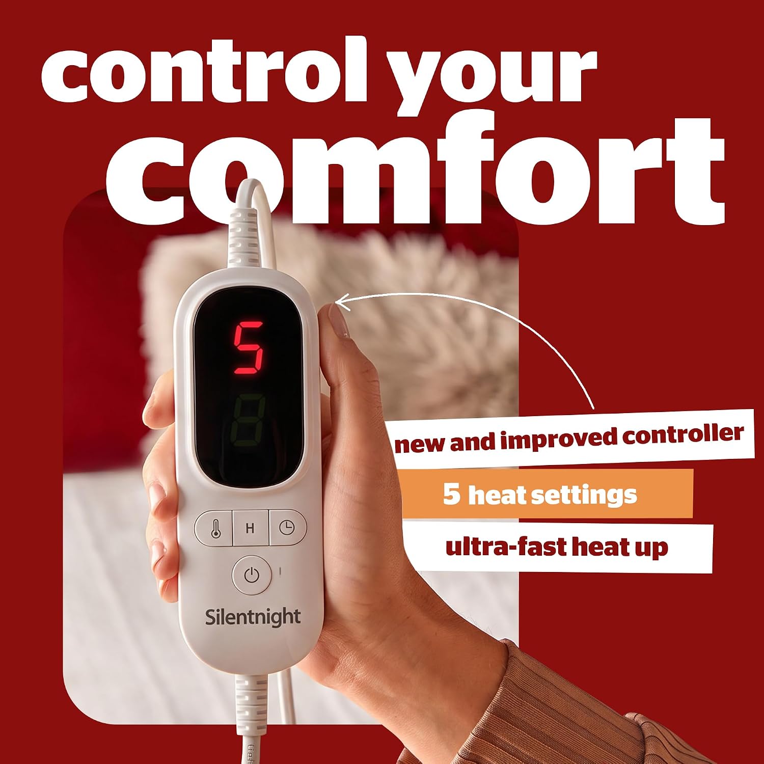 Comfort Control Electric Blanket, Double Bed (612791GE) thumbnail 3