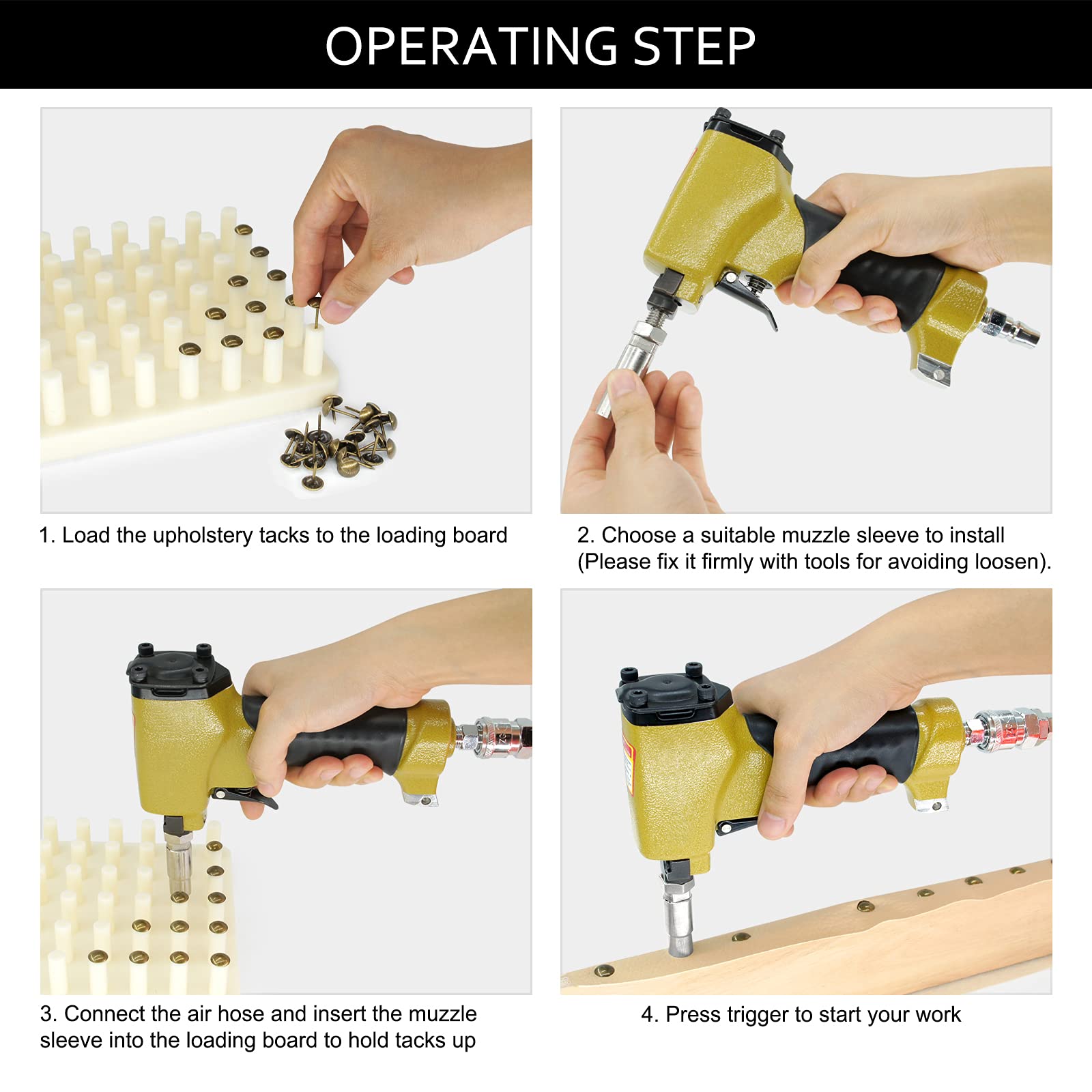 Pistola Pneumatica Ad Ago Per Legno - Chiodatrice 11,7 Mm, Per Lavorazioni Di Precisione - Foto 2