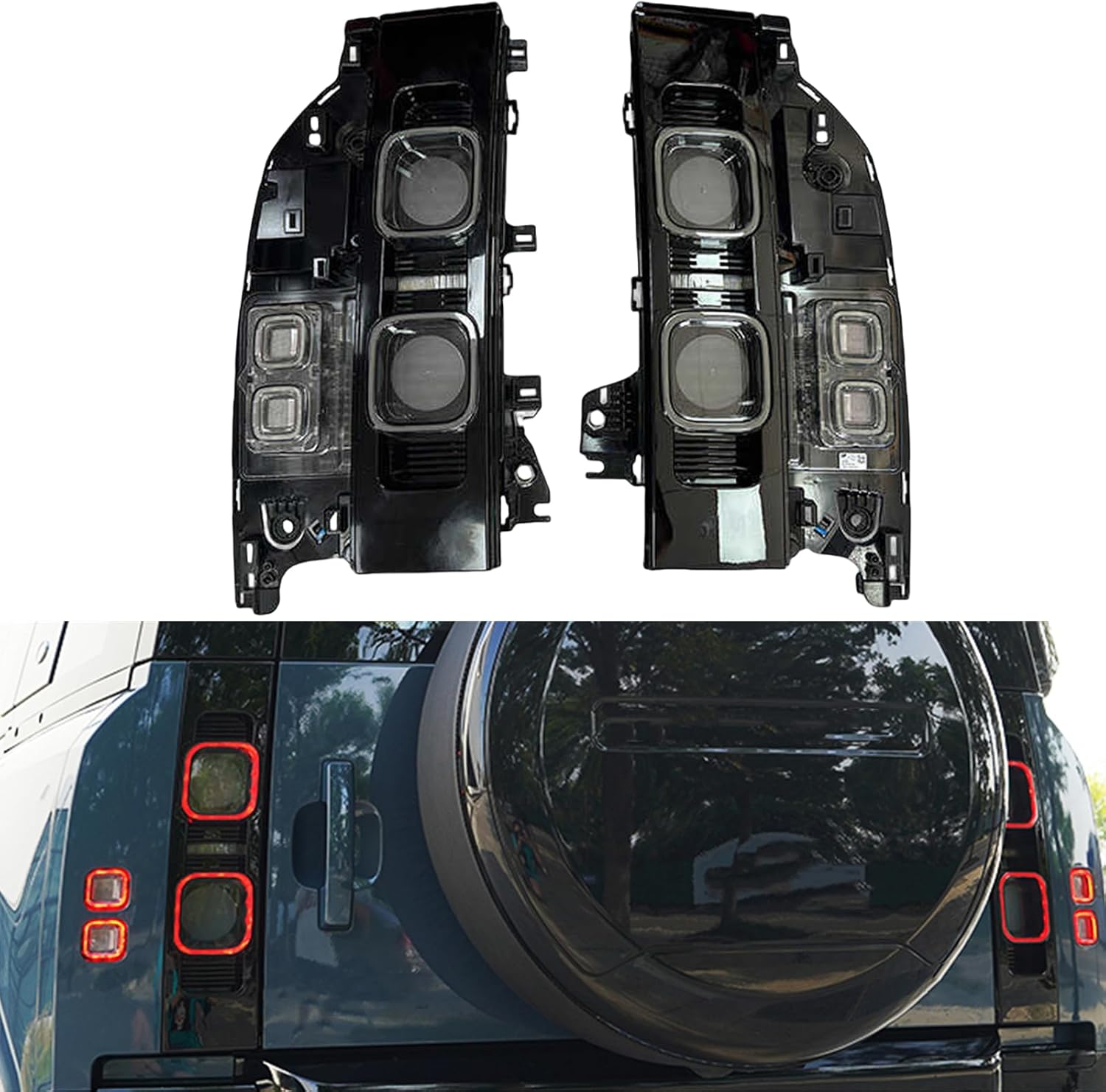 Car Taillight Assembly Rear Lamp Blinker For 2020-2026 Land Rover Defender