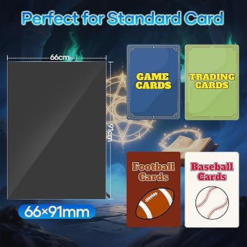 Mlikero 1200 Count Card Sleeves, Matte Magic Card Sleeves, Smooth Shuffle & Tear Resistant, Fit for MTG, TCG, CCG (12 Colors)
