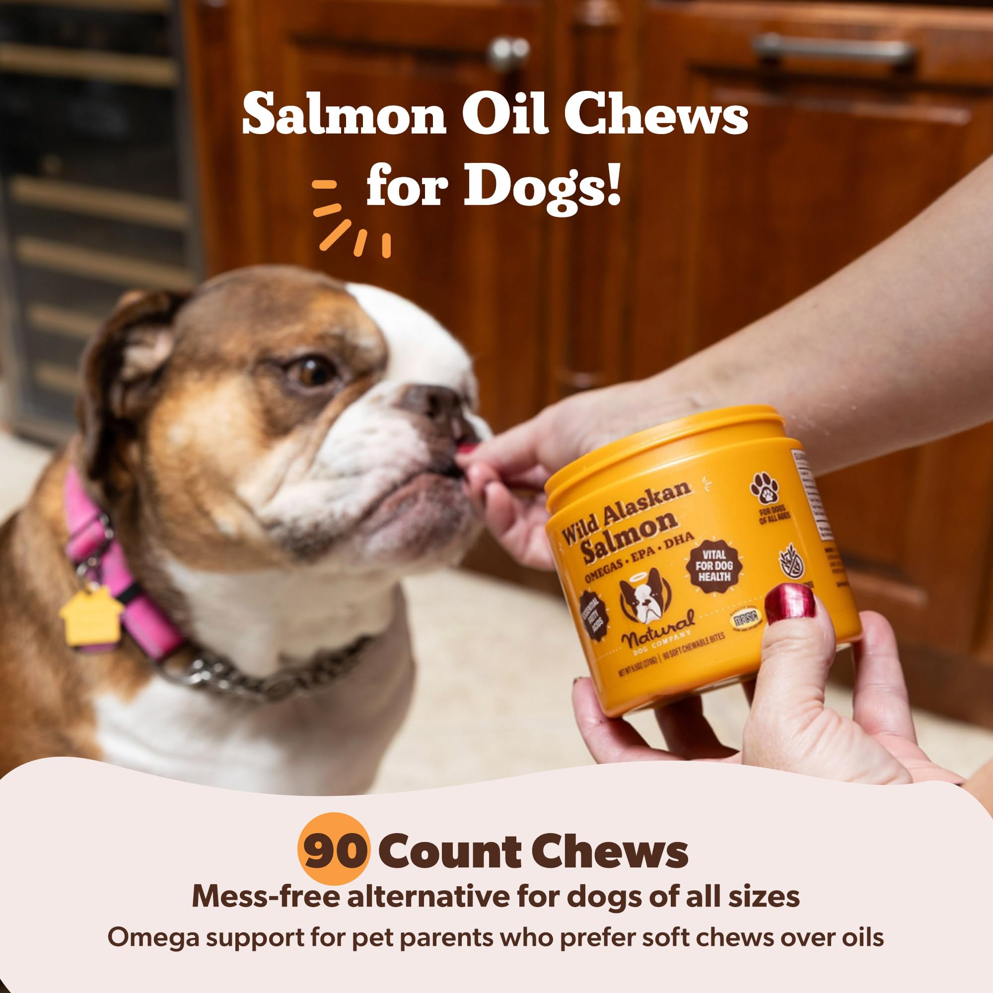 Natural Dog Company Wild Alaskan Salmon Chews for Dogs - 90 Count — Amazon image 4