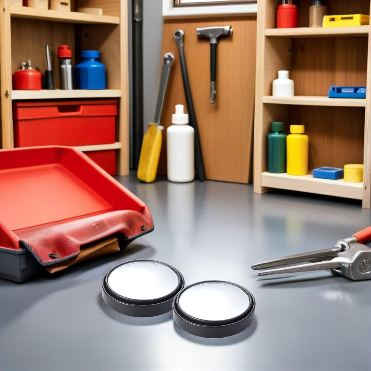 Gadpiparty 10 Pairs 2.16" round Blind Spot Rearview Mirrors for Cars and Trucks, Convex Auxiliary Car Mirrors with Wide Angle Lens, Black Mini Rear View Replacement Set for Enhanced Safety