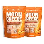 Moon Cheese Cheddar Believe It, 10 Ounce, 2-Pack, Crunchy, Protein-Rich Cheese Snack, Keto Friendly, 100% Real Cheese
