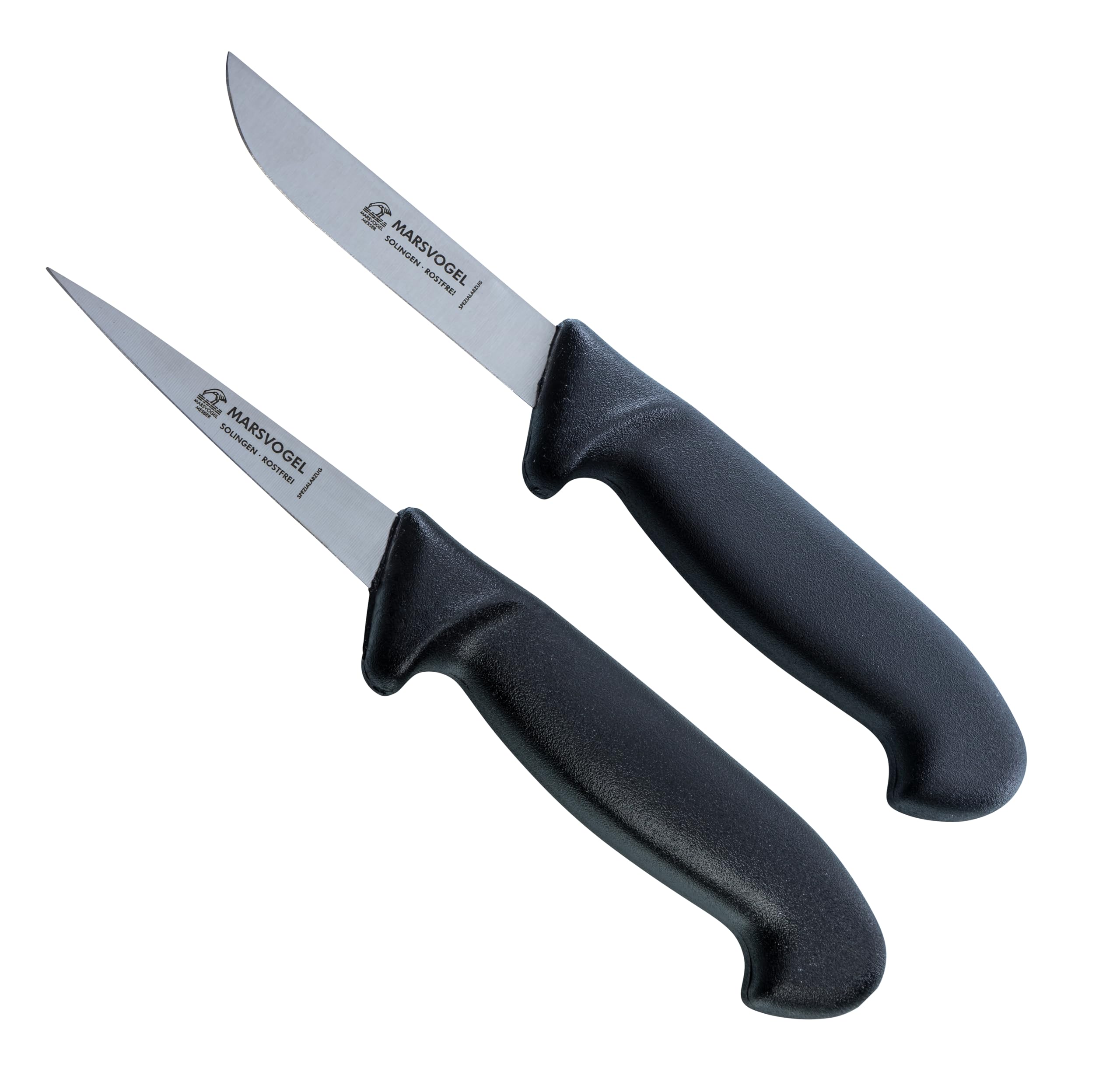 Marsvogel Kaninchenschlachtmesser-Set - 2-teilig Solingen-Qualität | präzises Schneiden - ideal für die Verarbeitung von Kaninchenfleisch und Kleintieren