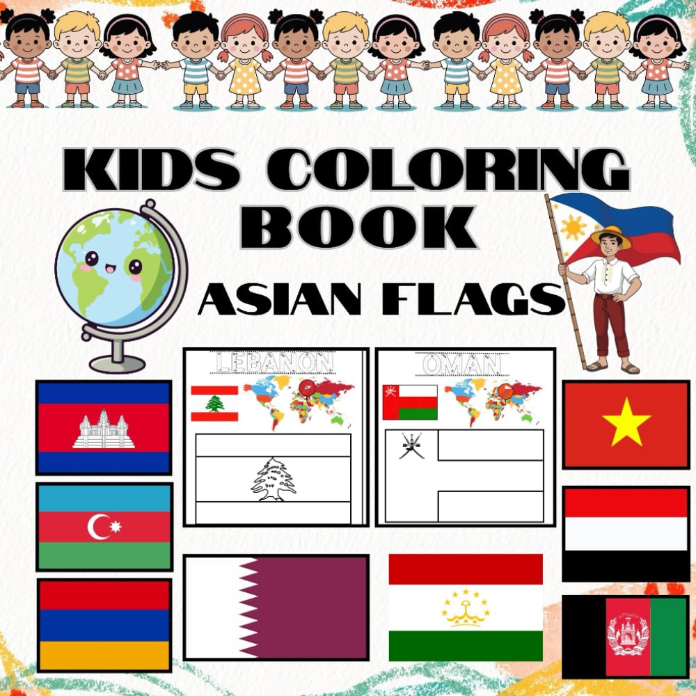 Color Asia: A Journey Through Flags and Geography