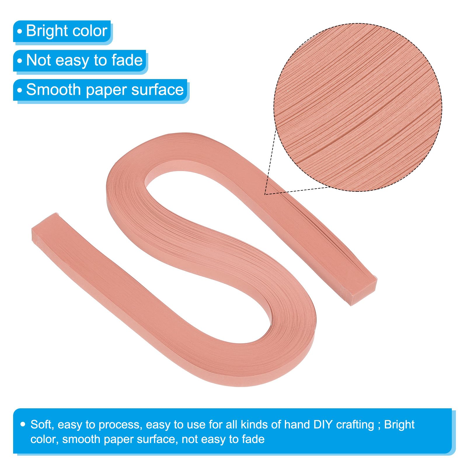 PATIKIL 120pcs Quilling Paper Strips Paper Flowers Quilling Kits 3/8"(10mm) Origami Paper for Adults Beginner Art Craft 21"(54cm) Crimson - Image 3