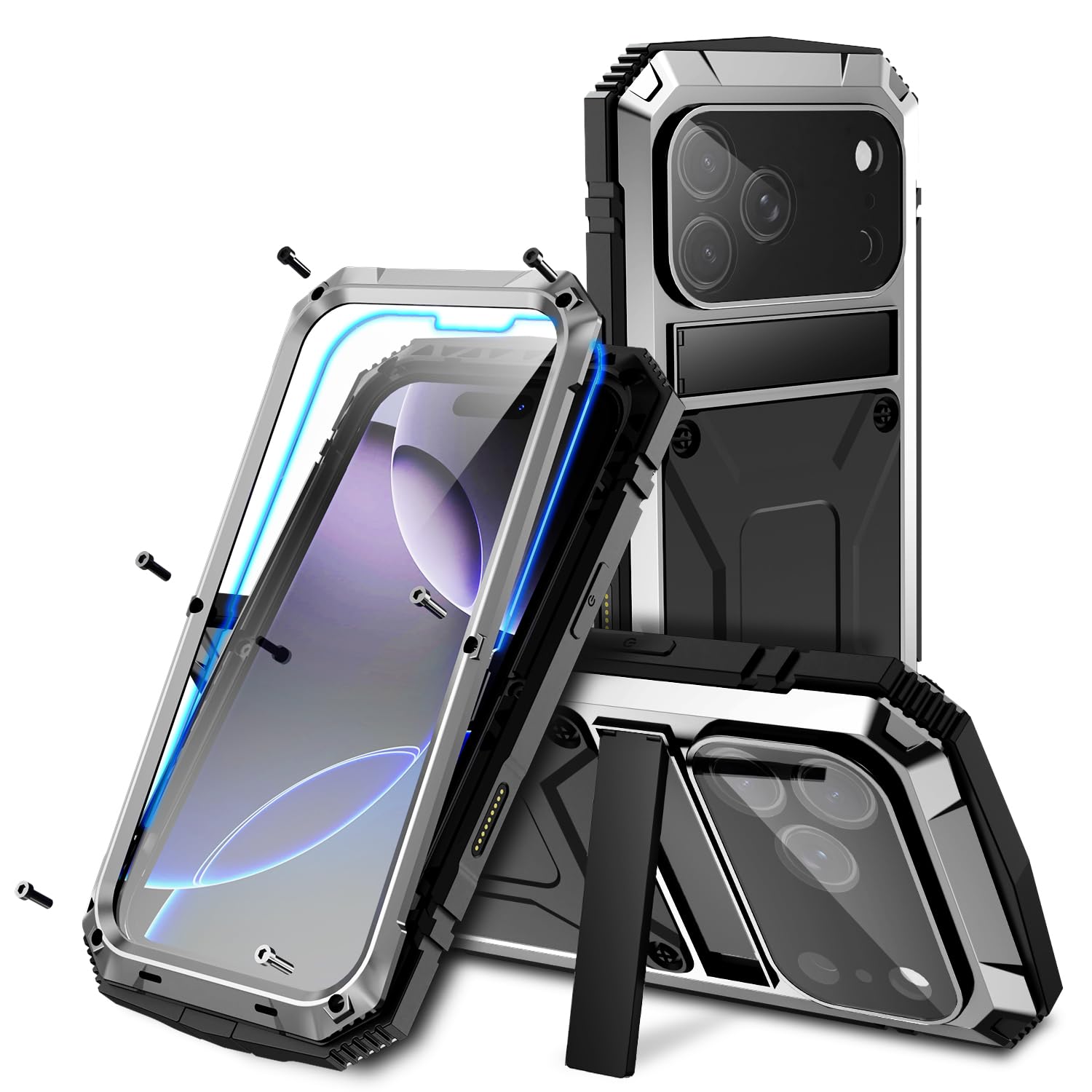 Amazon.co.jp: PboyiqiS iPhone 17 Pro Maxケース，耐衝撃 防水 防塵