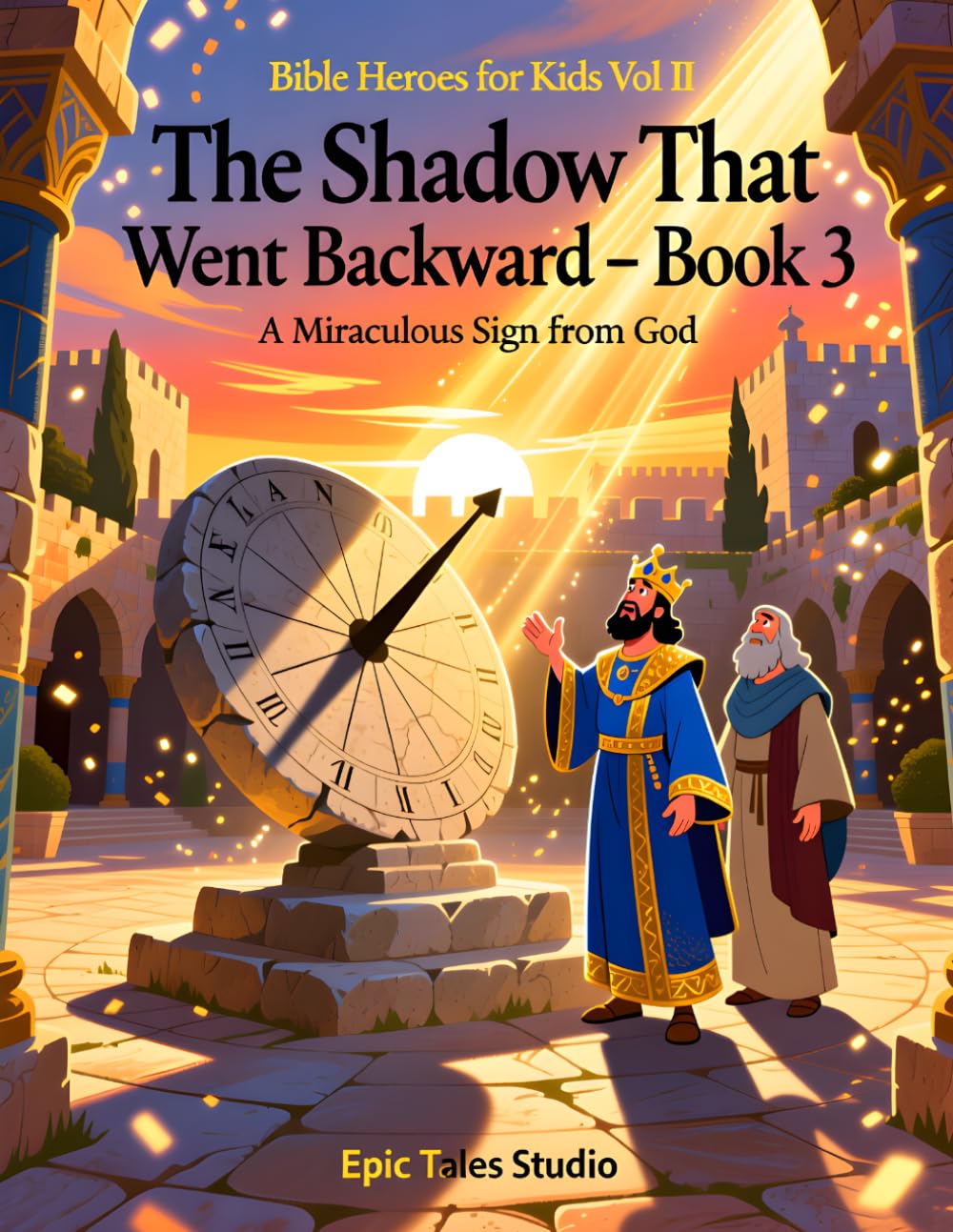 Bible Heroes for Kids – Vol II, The Shadow That Went Backward – Book 3: An Epic Bible Adventure for Kids About King Hezekiah and God’s Miraculous Sign