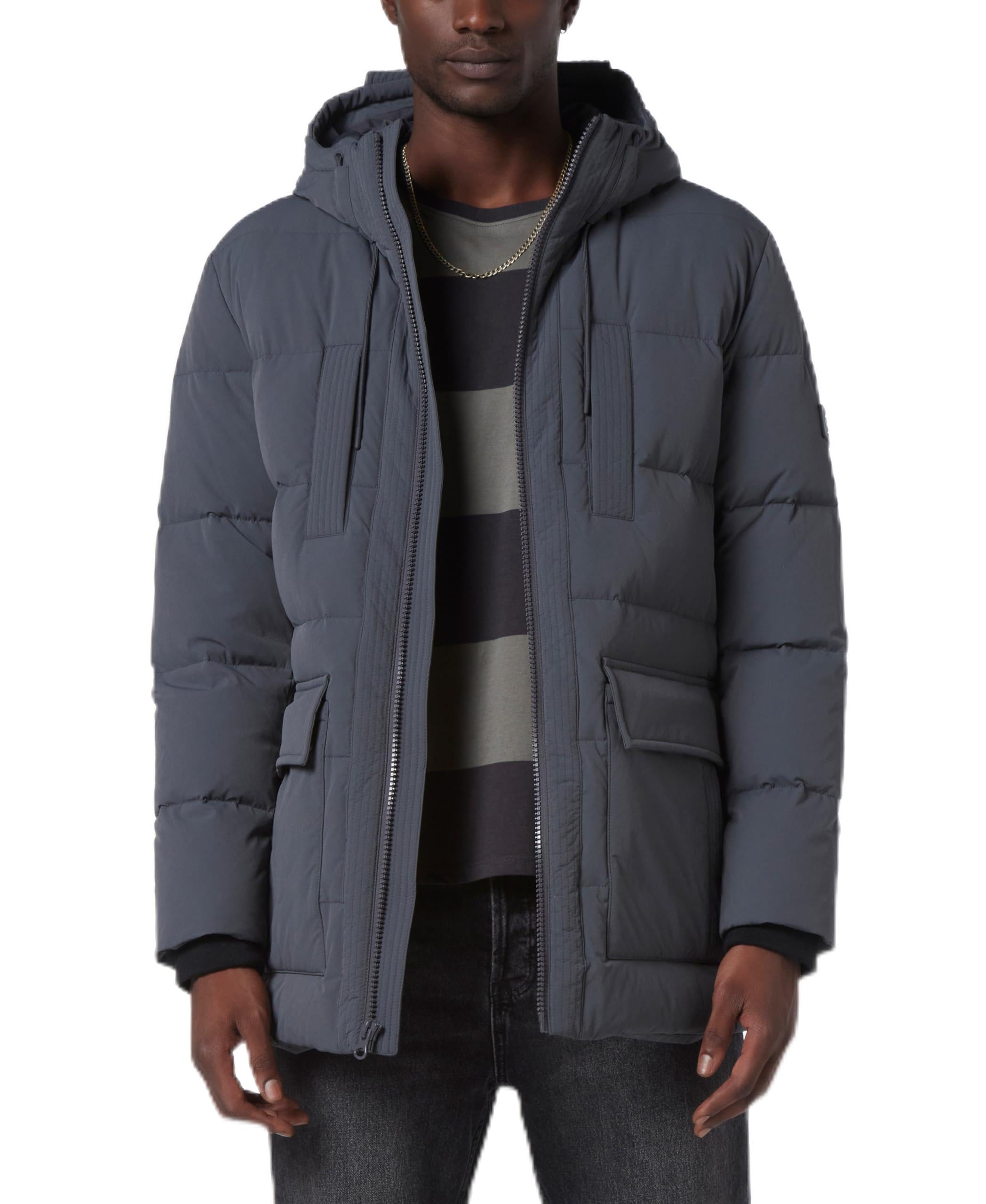 Andrew Marc Men's Mid-length Puffer Jacket