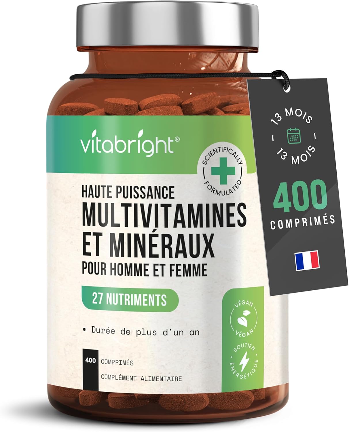 Multivitamins and Minerals 400 Tablets Multivitamin Men’s/Men’s, Nutritional Supplement Vitamin Intense Fatigue, Adult Immunity, Adult Vitamin Cure Mineral Vitamins and Supplements VitaBright Multivitamins and Minerals 400 Tablets Multivitamin Men’s/Men’s, Nutritional Supplement Vitamin Intense Fatigue, Adult Immunity, Adult Vitamin Cure Mineral Vitamins and Supplements VitaBright