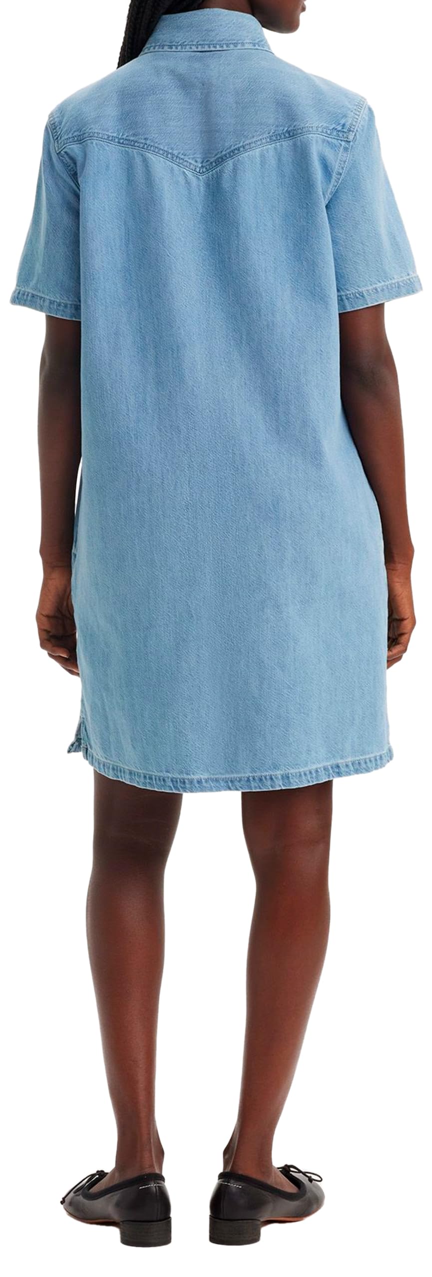 Levi's Louisa Short-Sleeve Denim Vestido Mujer