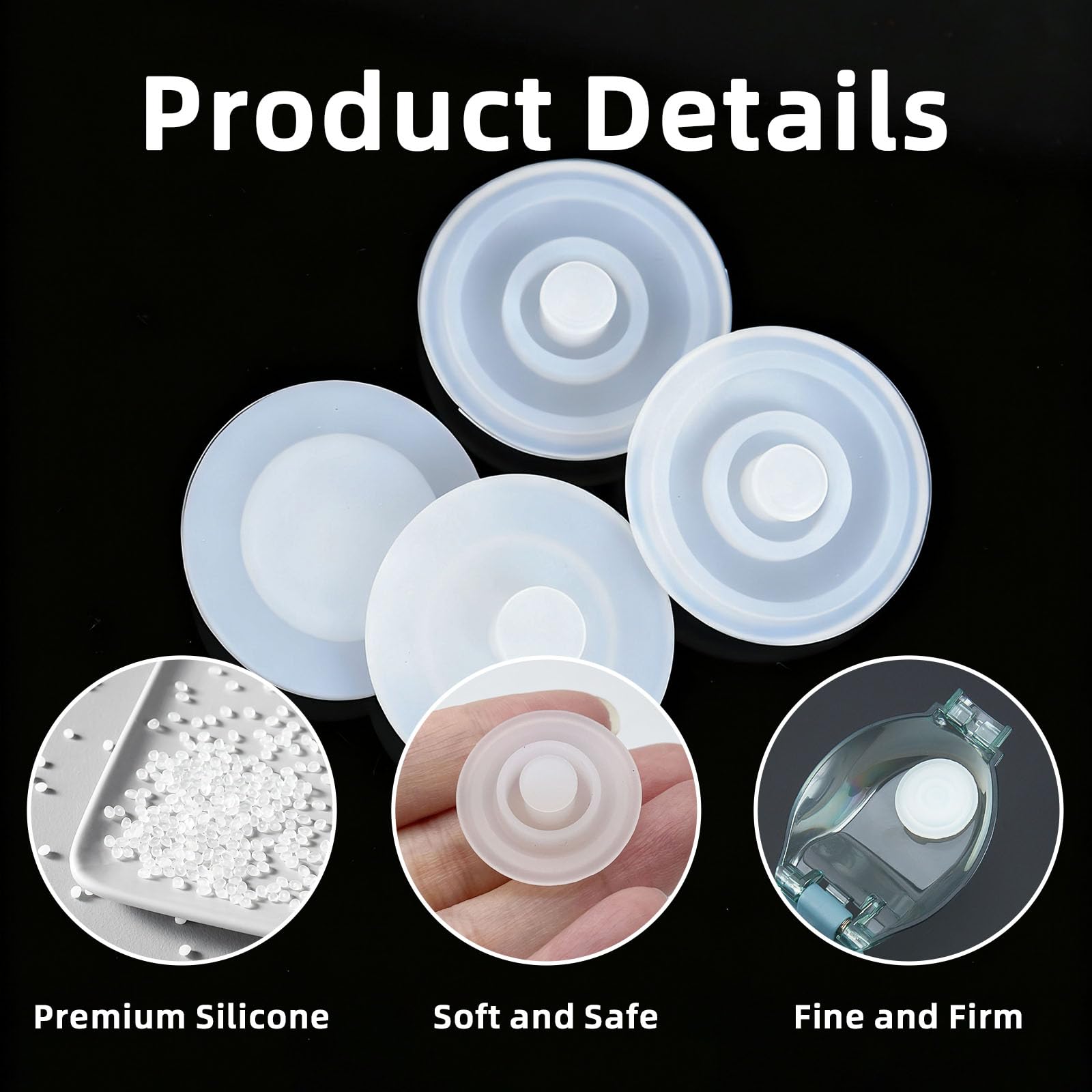 guarnizioni di Ricambio Borraccia Sportiva 4 Pezzi Anello di Tenuta in Silicone Compatibile con Tappo WMB One sigillante per borracce riutilizzabili Facile da Pulire per Uso Quotidiano