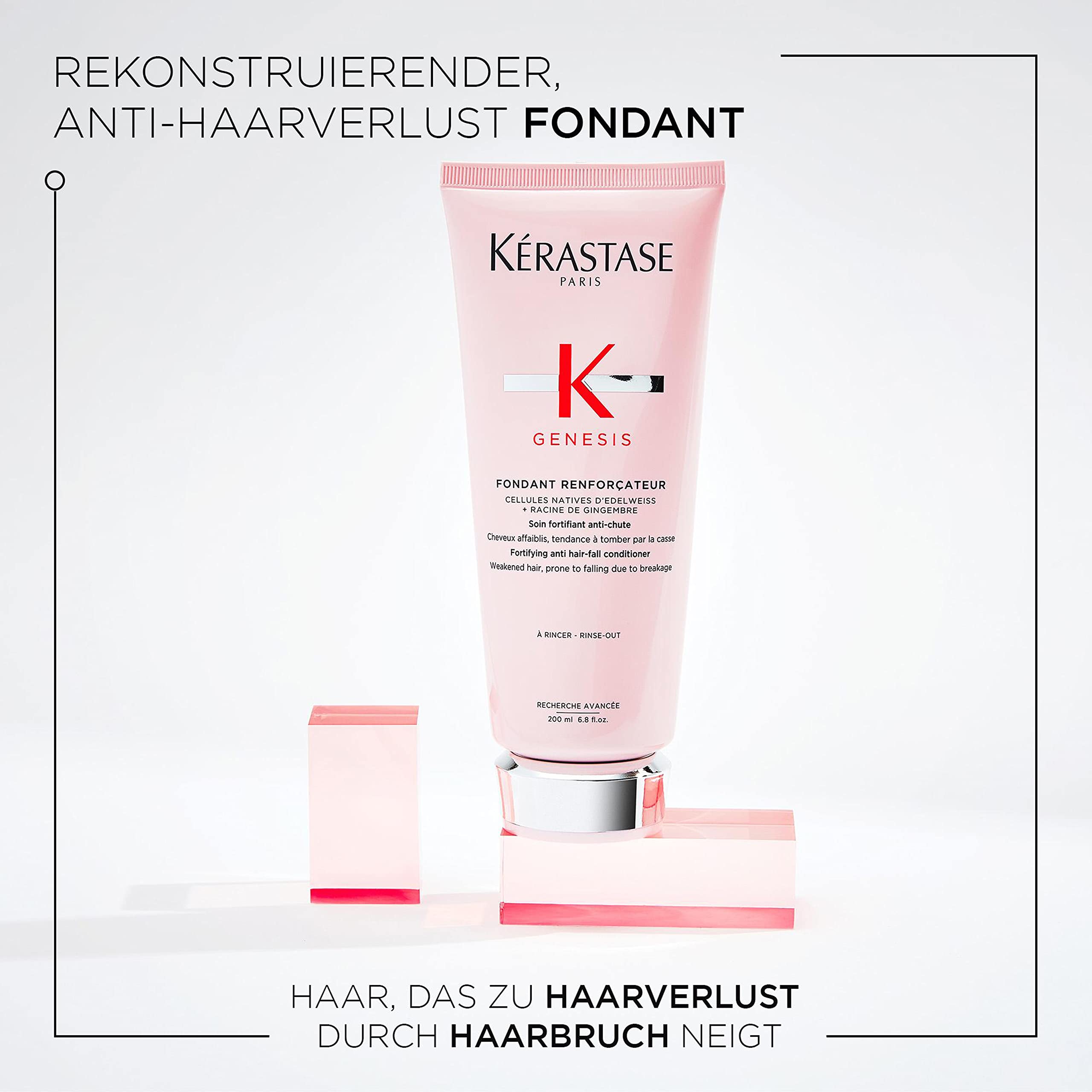 Kérastase, Genesis, Pflegeroutine mit Shampoo und Haarspülung, Für feines und brüchiges Haar, Gegen Haarausfall und Haarbruch