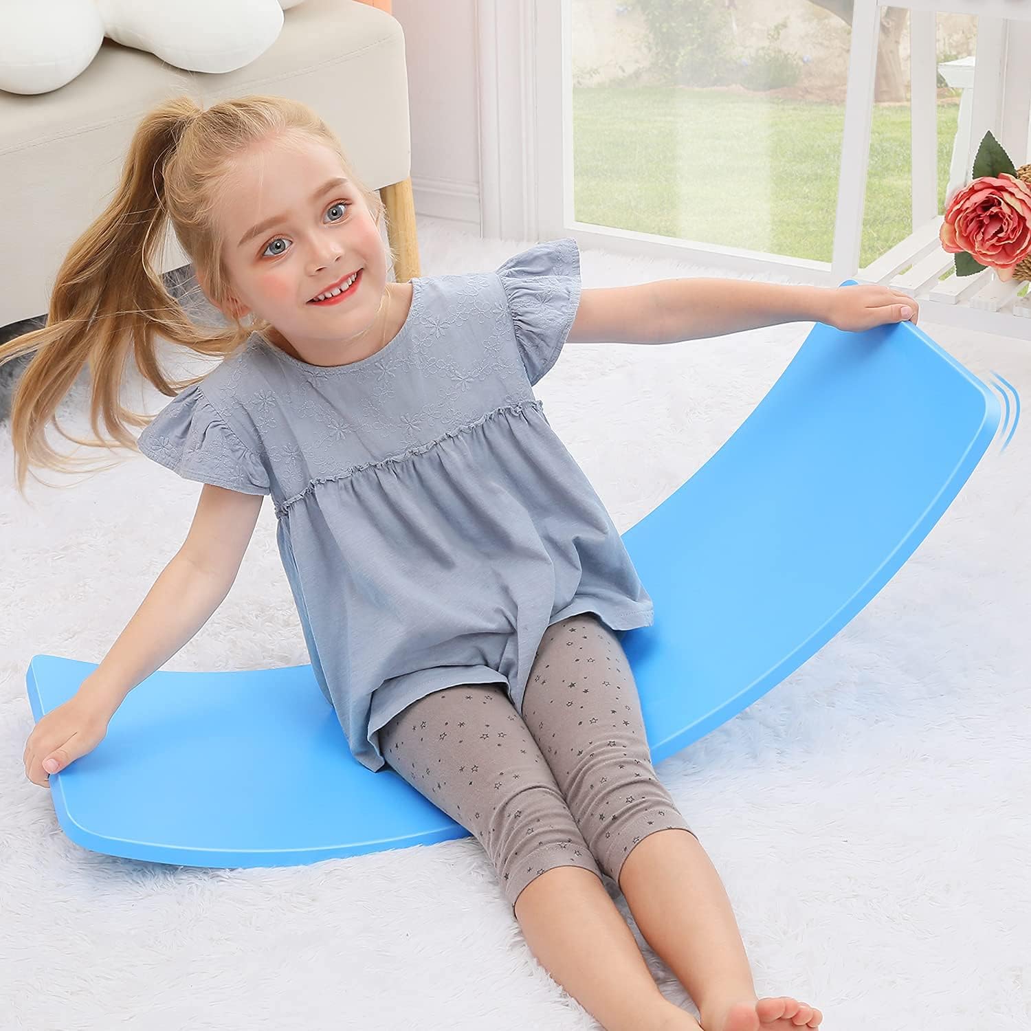 One-Day Sale: Up to 80% Off Wobble Board - Blue 36 Inch, Wooden Wobble Balance Board for Boys and Adults, Wooden Toys for Kids and Balance Board for Trainer, Open Ended Learning Toy Gift One-Day Sale: Up to 80% Off Wobble Board - Blue 36 Inch, Wooden Wobble Balance Board for Boys and Adults, Wooden Toys for Kids and Balance Board for Trainer, Open Ended Learning Toy Gift