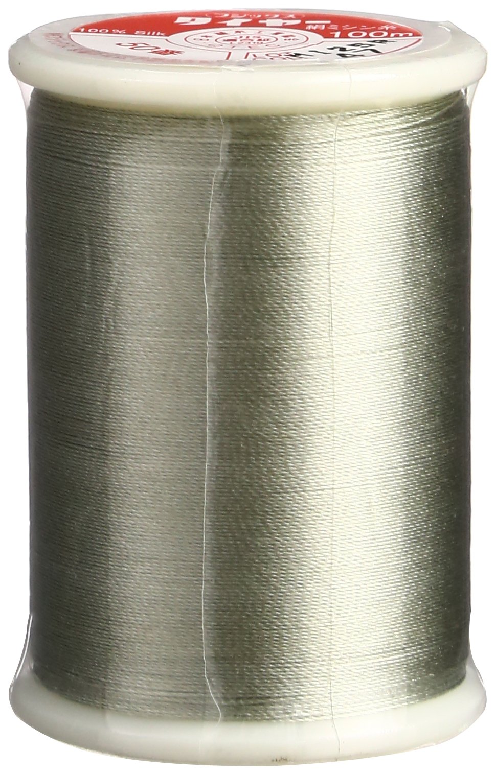 Superior Threads Tire Silk #50 3-Ply 50-Weight High Sheen Silk Embroidery Quilting Sewing Thread - 109 Yard Spool (#047 Grey)